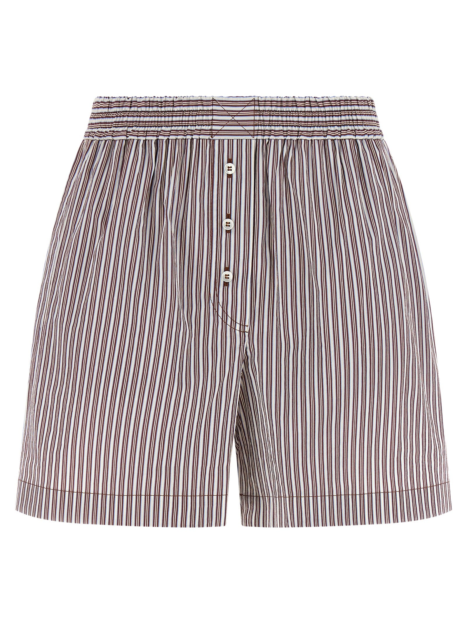 Indulge in the Brunello Cucinelli Bordeaux Cotton Bermuda Shorts, where artisanal elegance meets luxurious comfort, perfect for sophisticated leisure and timeless style.