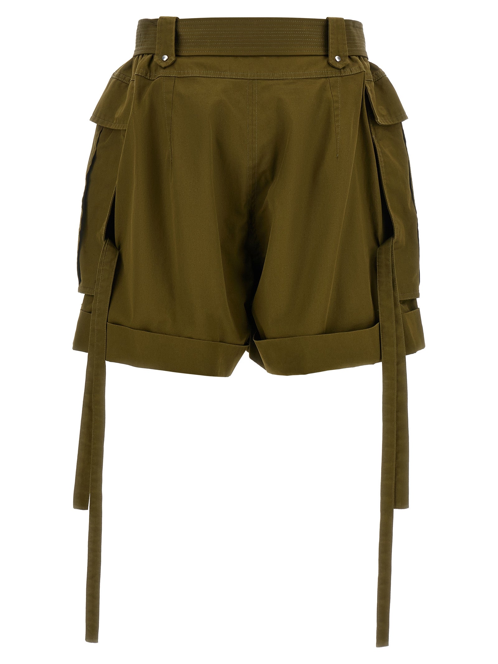 Indulge in the elegance of Alexander McQueen Bicolor Cotton Bermuda Shorts, where luxurious cotton meets contemporary design, embodying sophistication and effortless chic.