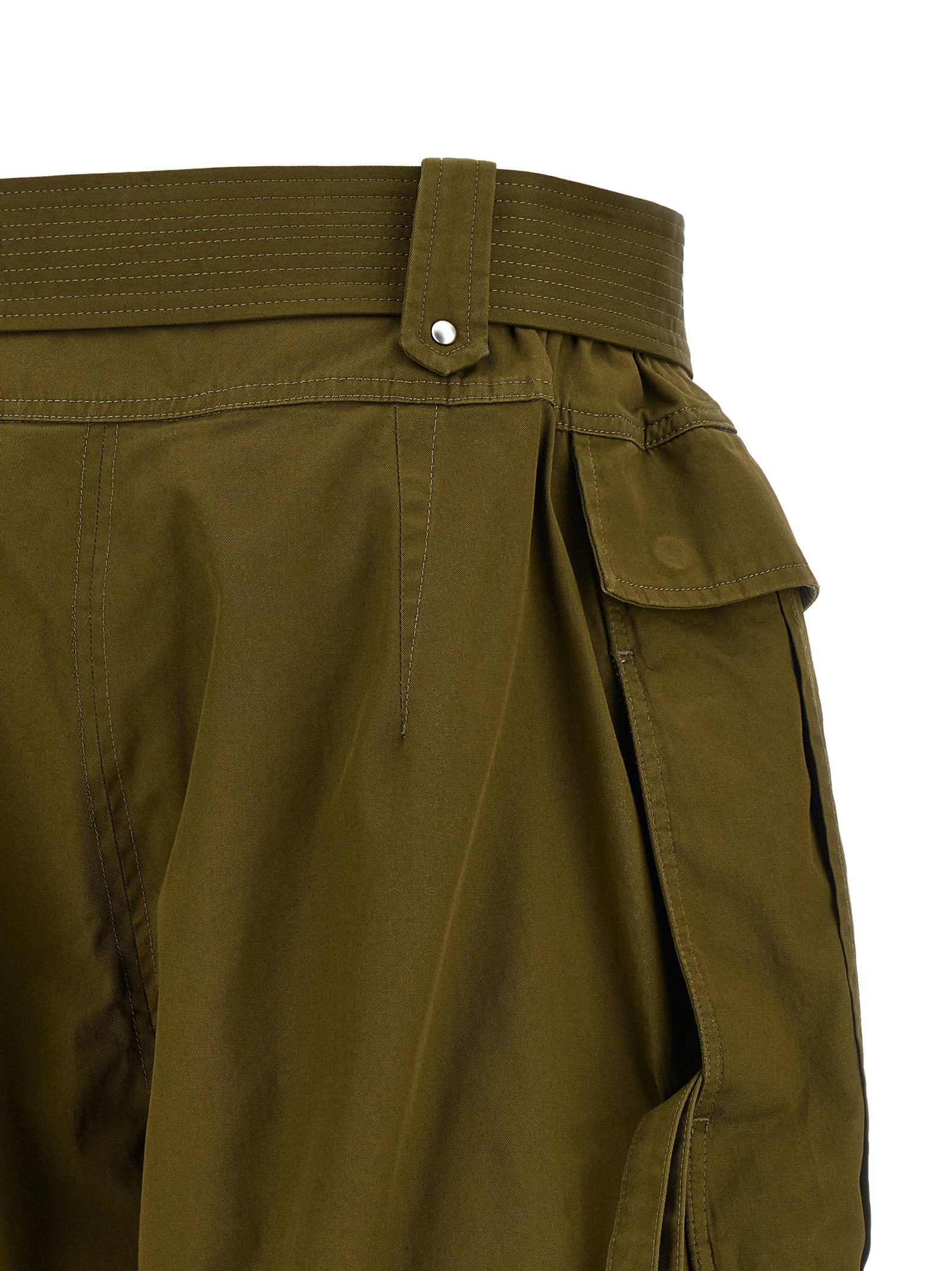 Indulge in the exquisite Alexander McQueen Bicolor Cotton Bermuda Shorts, where luxurious cotton meets contemporary design for a sophisticated, effortless allure.