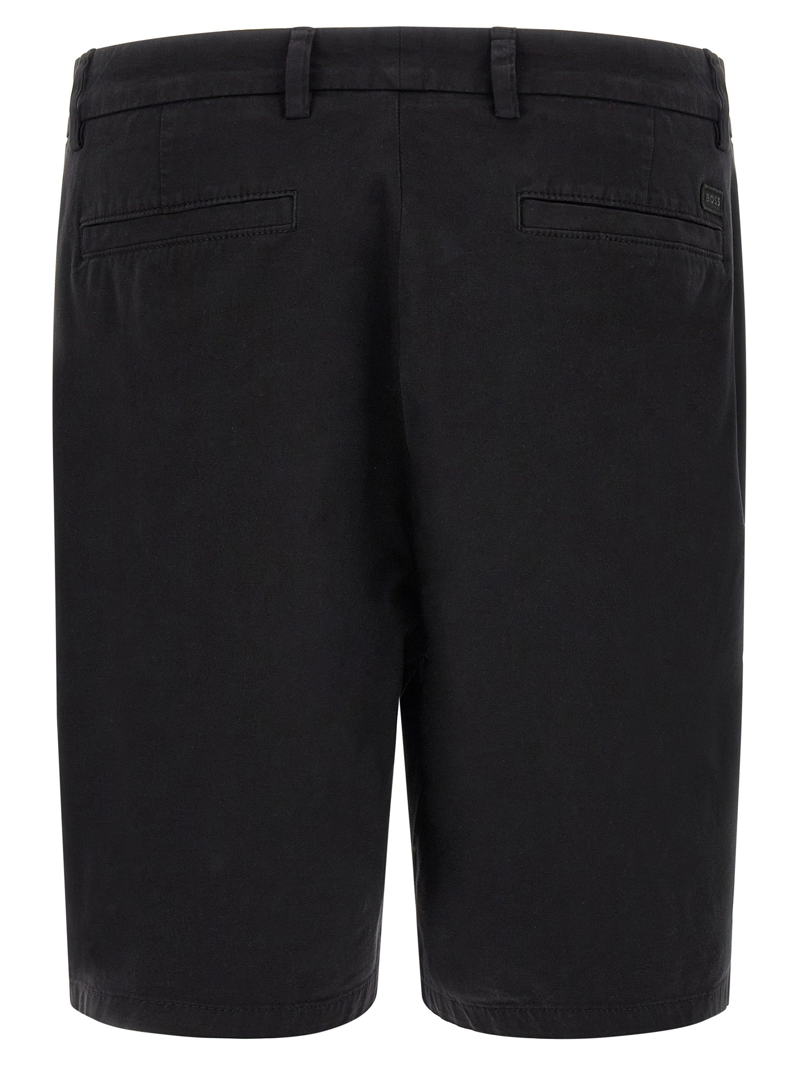 Hugo Boss Black Cotton Bermuda Shorts - Timeless Luxury Essentials