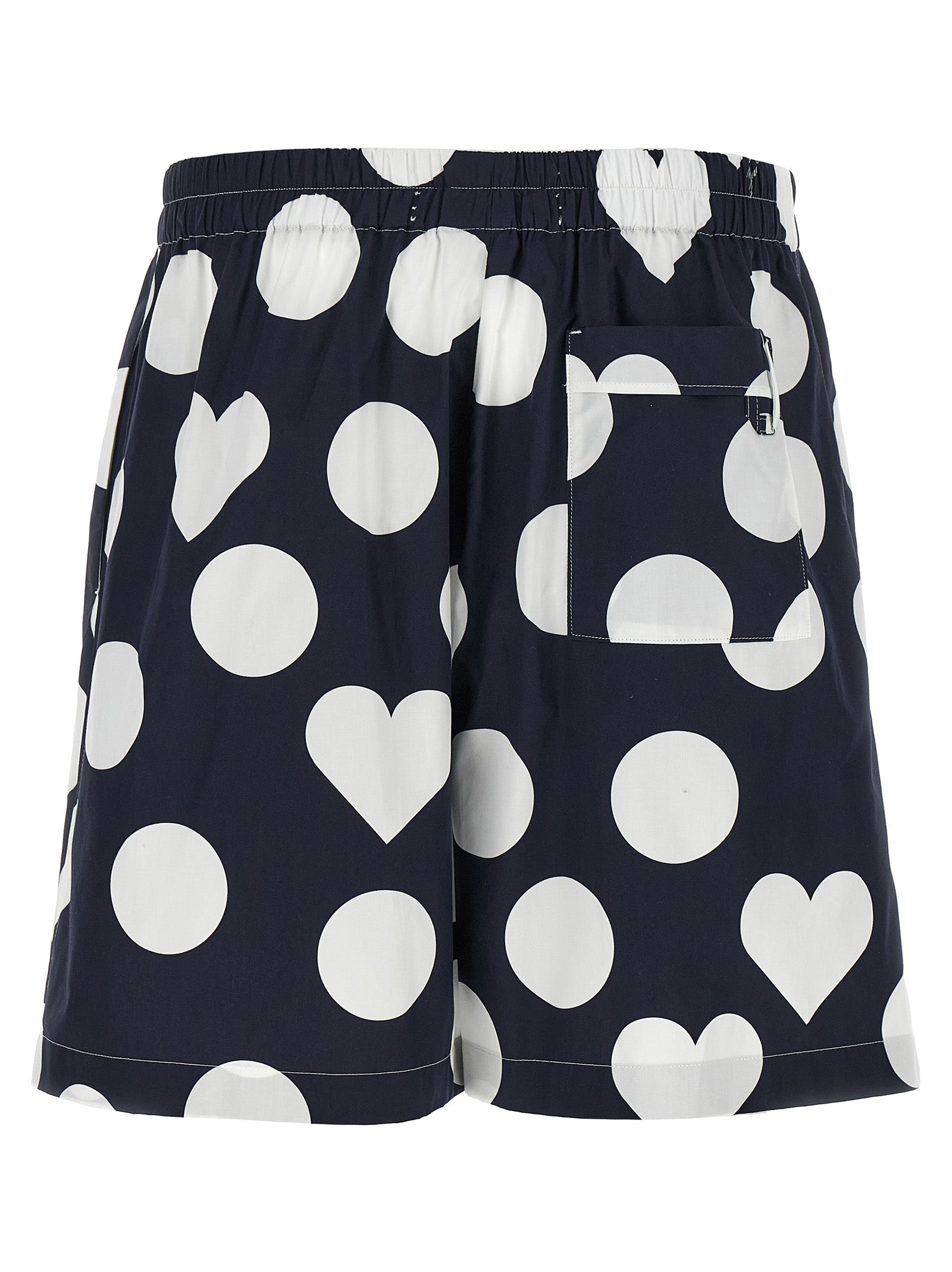 Indulge in the artistry of Jacquemus Blue Cotton Bermuda Shorts, crafted from luxurious cotton poplin, perfect for those who embrace elegance and sophistication in every moment.