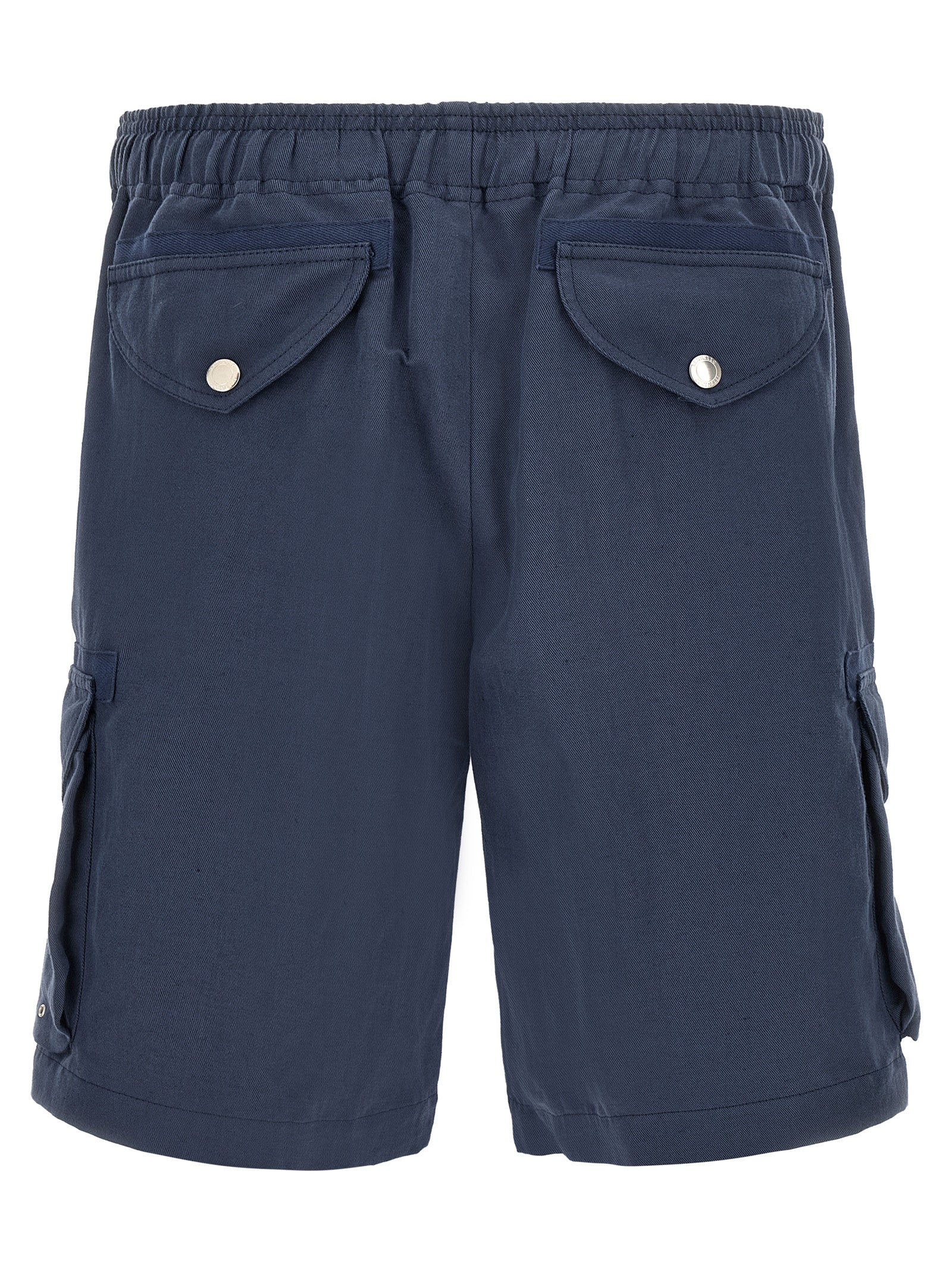 Brunello Cucinelli Blue Linen Bermuda Shorts - Timeless Luxury