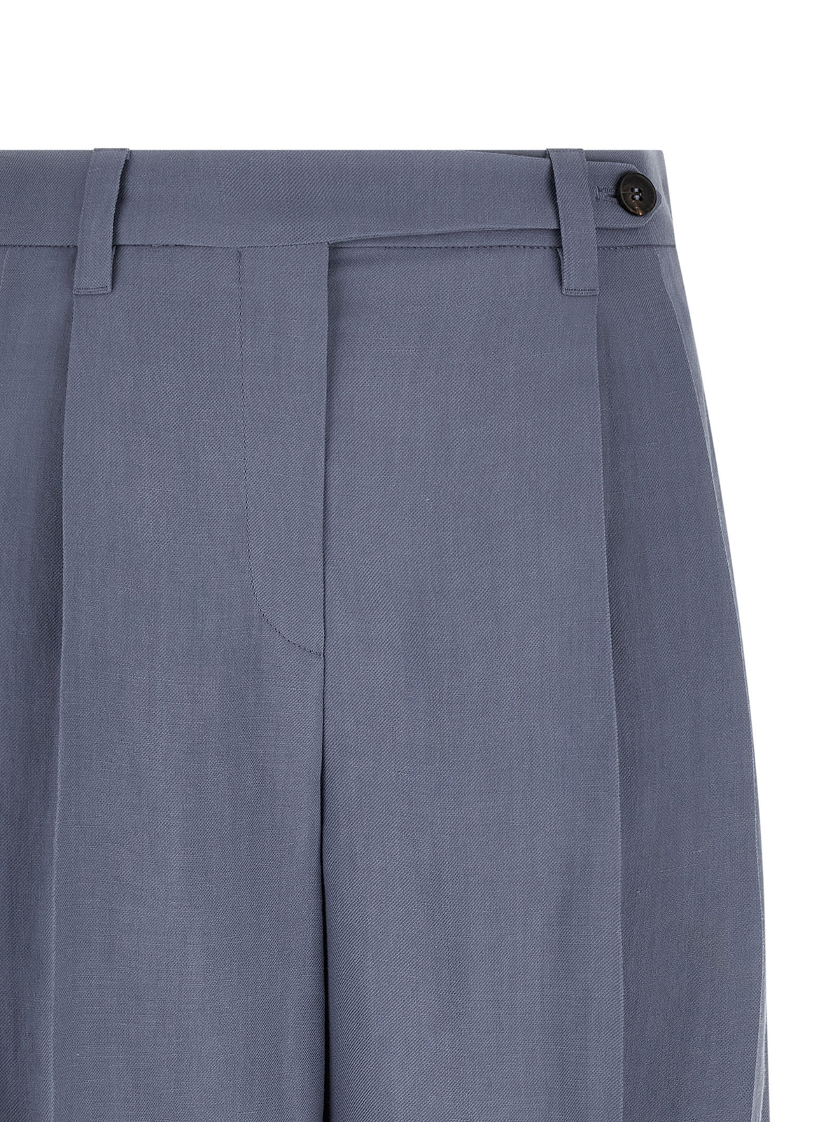Brunello Cucinelli Blue Viscose Bermuda Shorts - Timeless Luxury