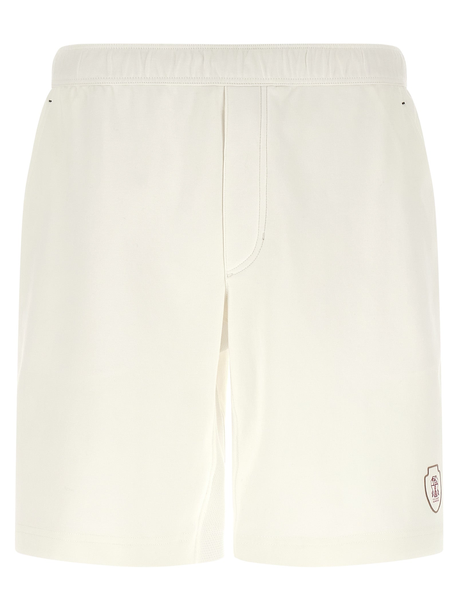 Elevate your summer wardrobe with Brunello Cucinelli White Cotton Bermuda Shorts, a luxurious blend of comfort and sophistication, perfect for any occasion.