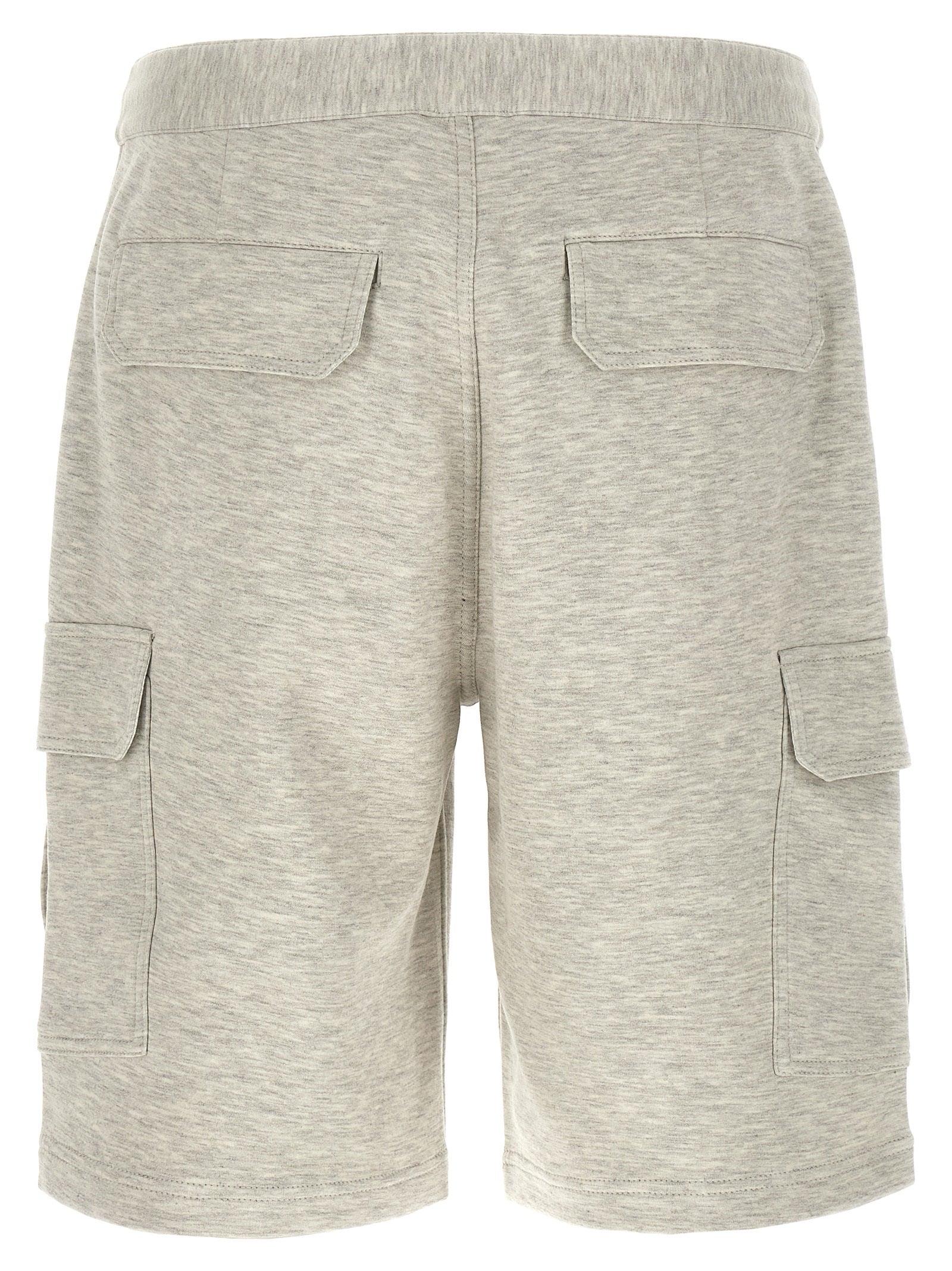 Brunello Cucinelli Gray Cotton Bermuda Shorts