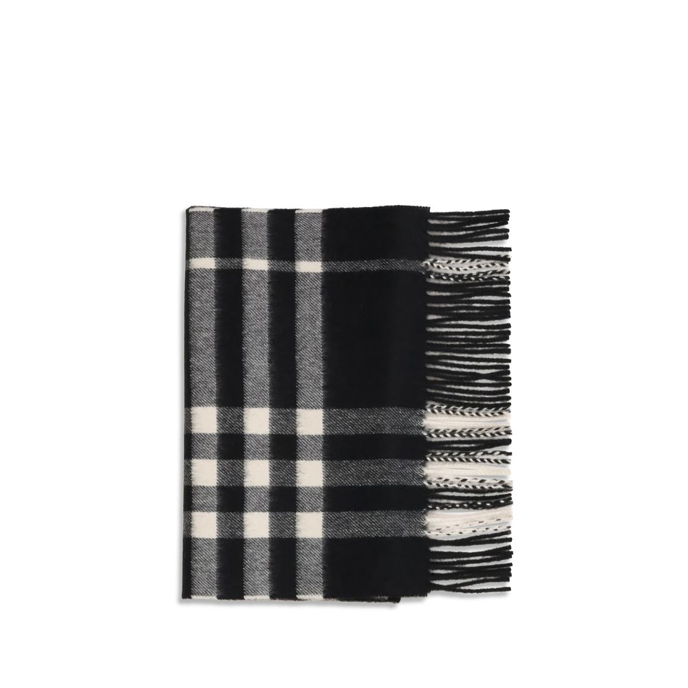 Burberry Black Cashmere Scarf - Artisanal Luxury Accessory