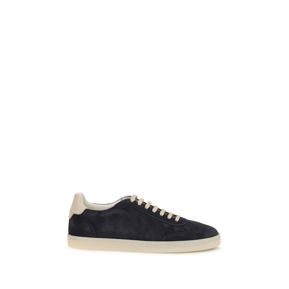 Brunello Cucinelli Low Top Sneakers in Luxurious Calf Leather