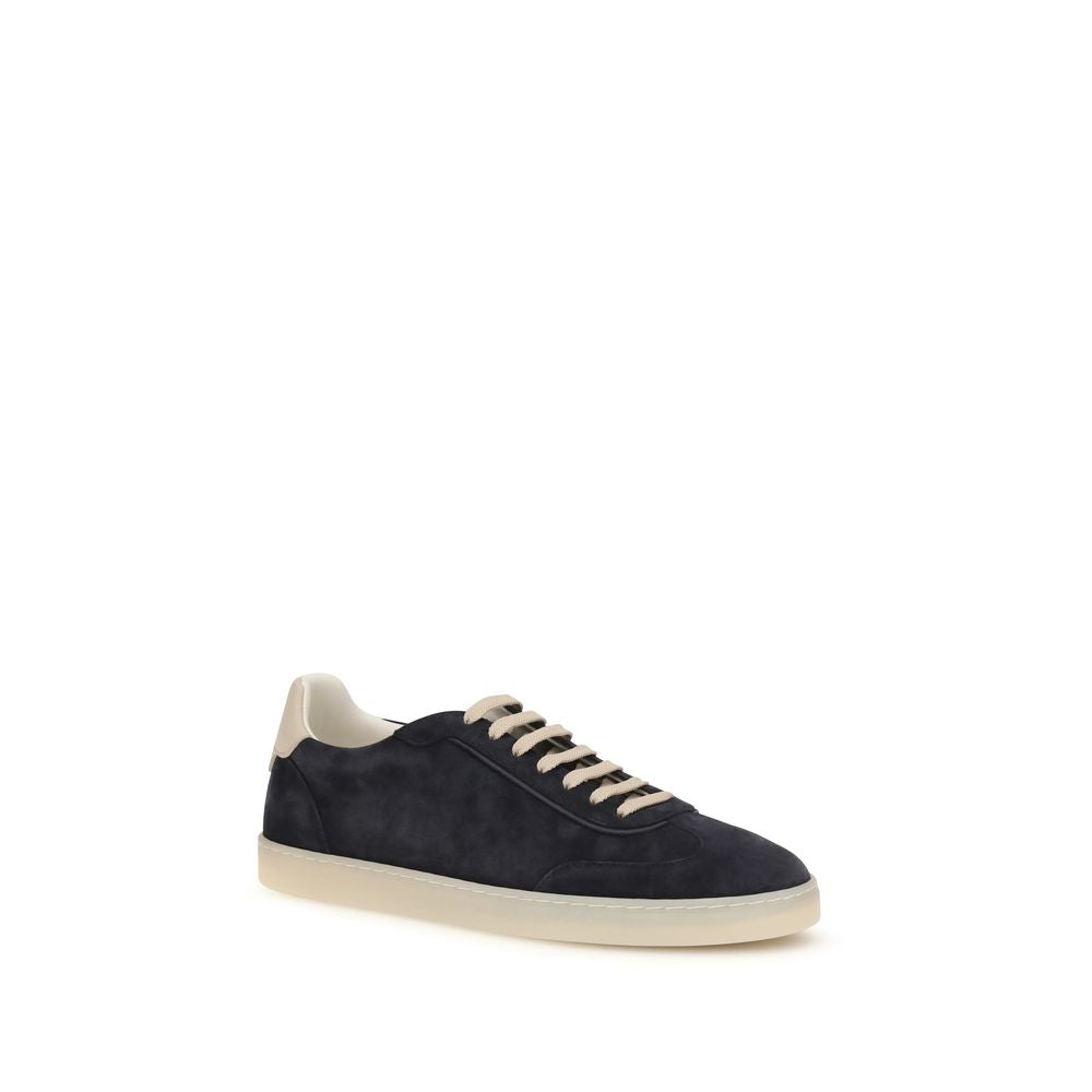 Brunello Cucinelli Low Top Sneakers in Luxurious Calf Leather