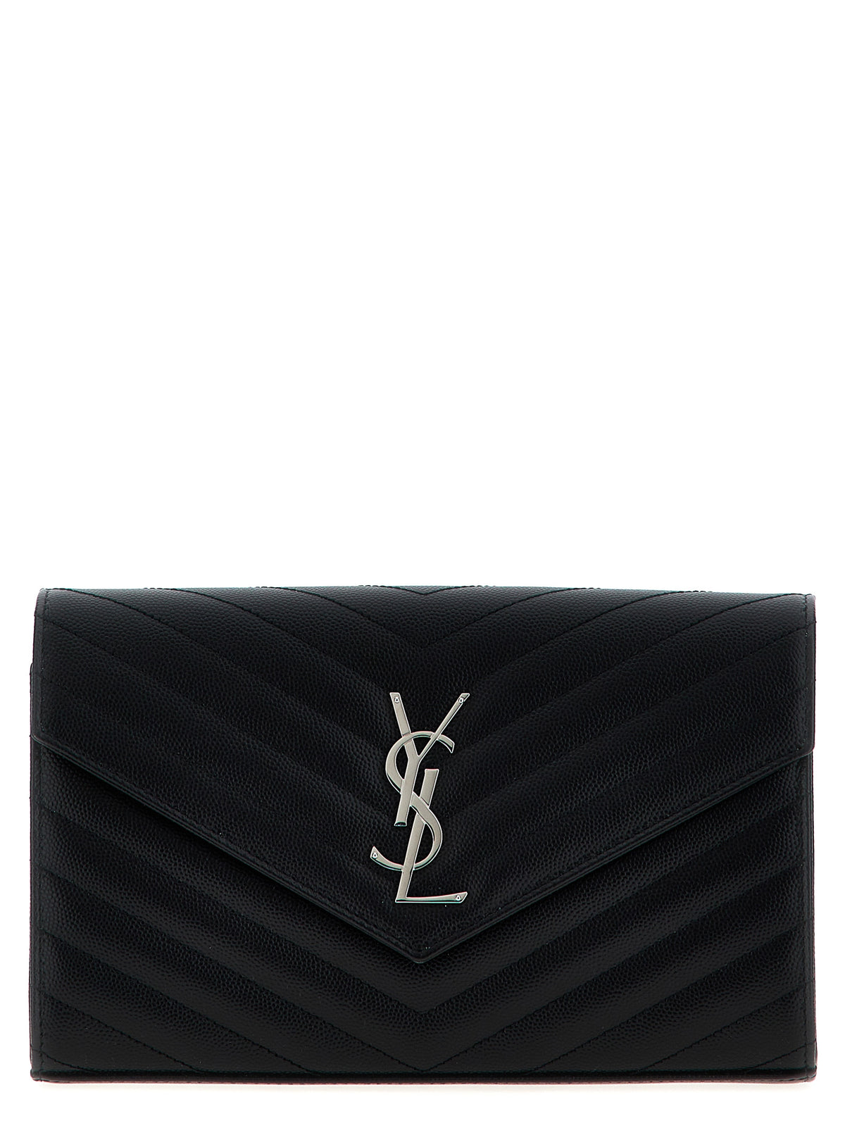 Saint Laurent Black Calfskin Clutch Bag - Artisanal Luxury