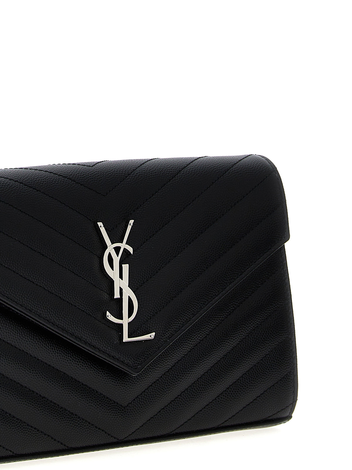 Saint Laurent Black Calfskin Clutch Bag - Artisanal Luxury