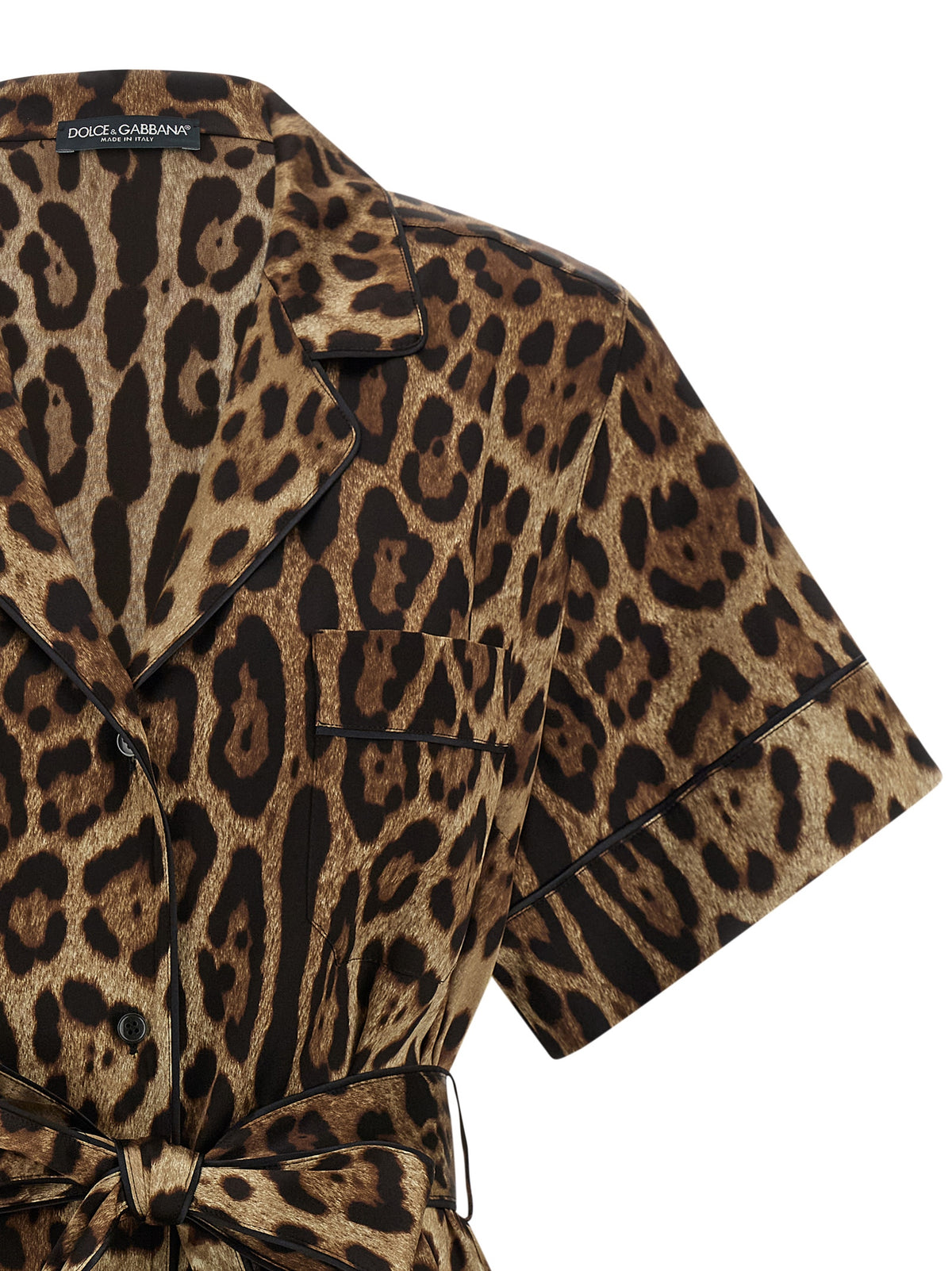 Dolce & Gabbana Brown Silk Blouse - Artisanal Luxury Fashion