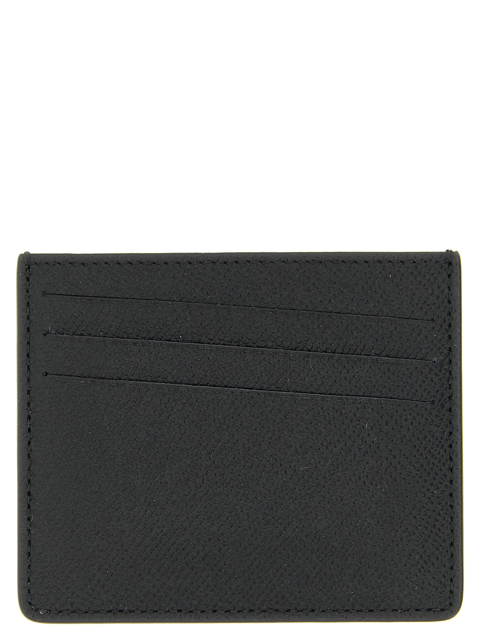Maison Margiela Black Calfskin Cardholder - Artisanal Luxury
