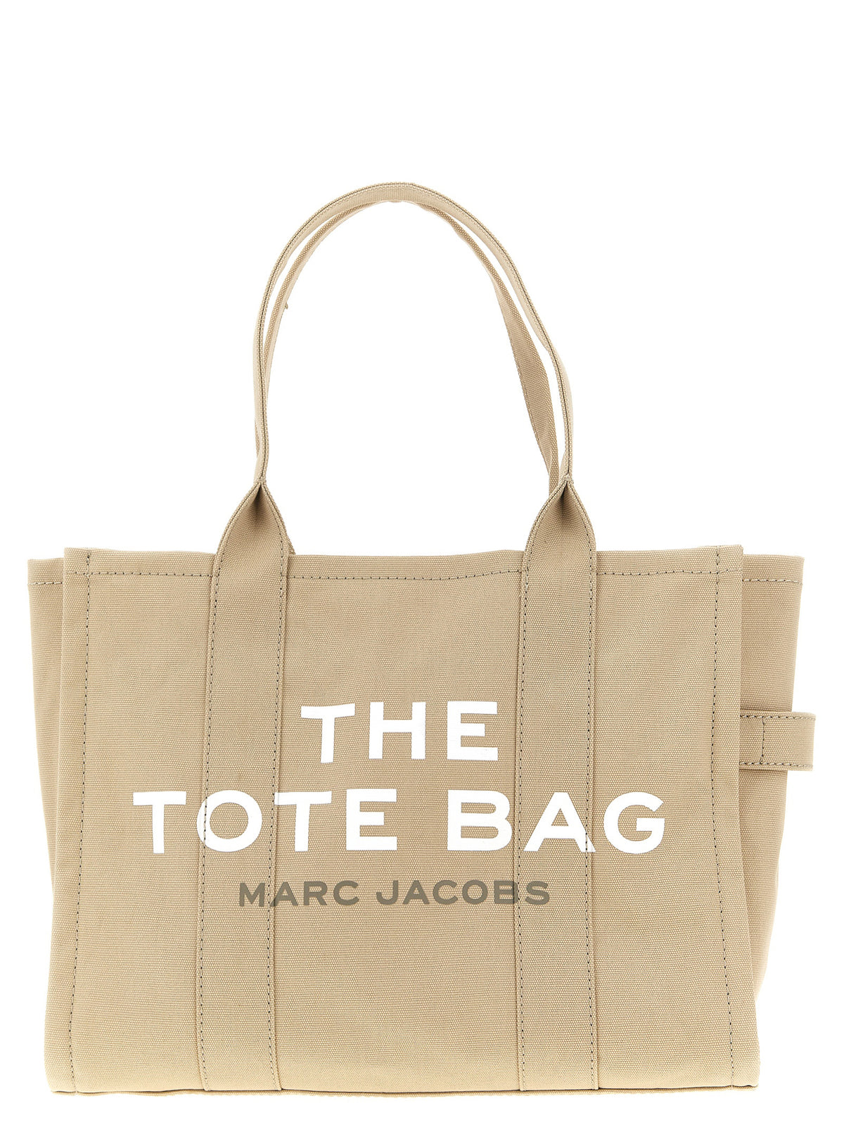 Elevate your style with the Marc Jacobs Beige Cotton Tote Bag from The Canvas Large Tote collection, a luxurious blend of artisanal craftsmanship and timeless elegance.