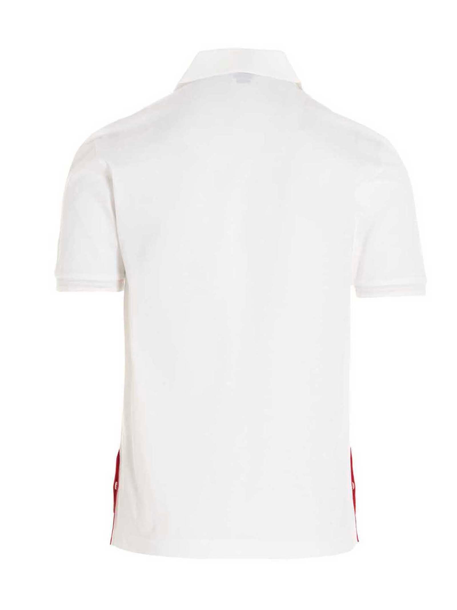 Thom Browne White Cotton Polo Shirt - Artisanal Luxury Fashion