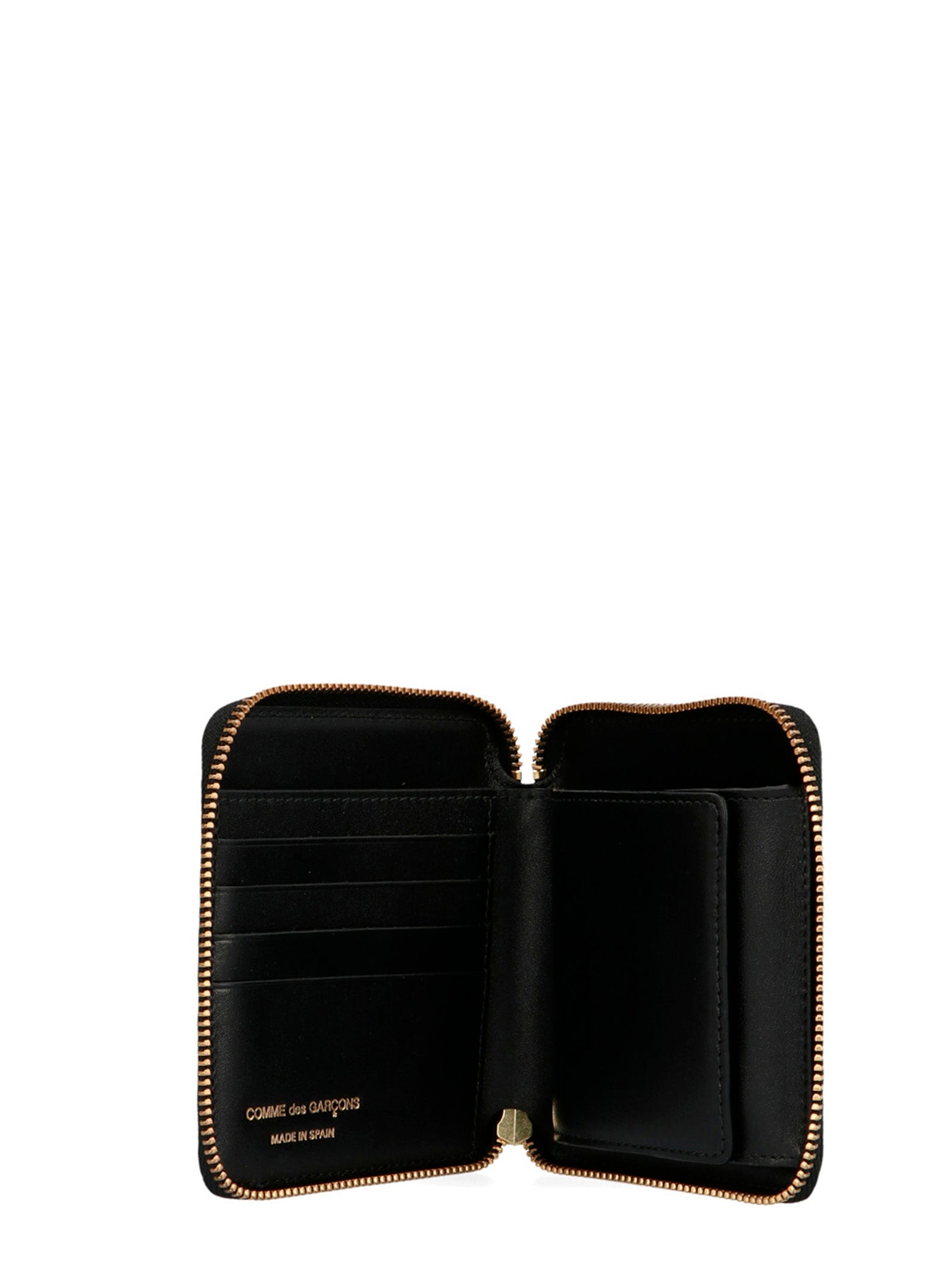 Comme Des Garçons Black Calfskin Wallet - Artisanal Luxury Elegance