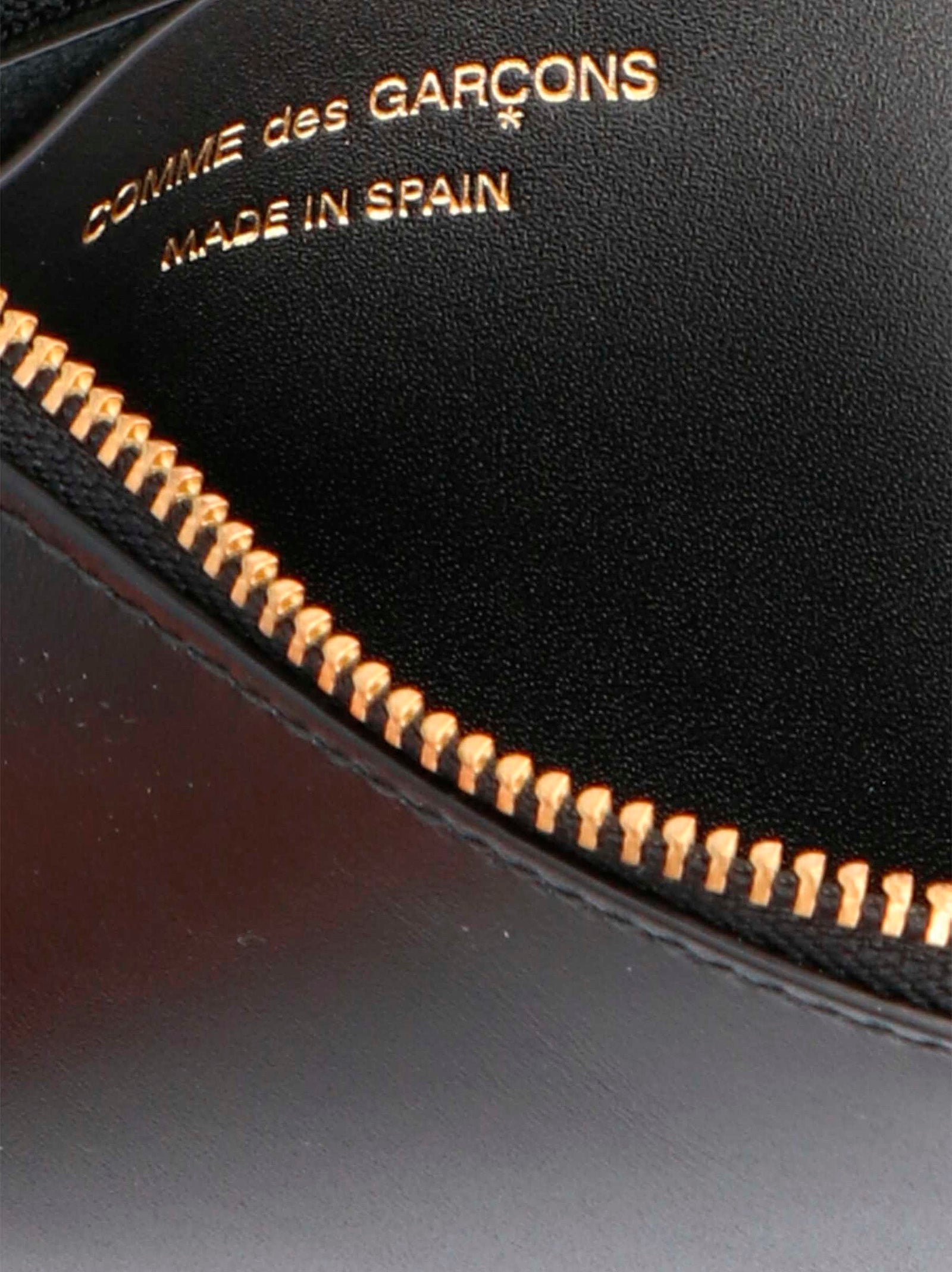 Comme Des Garçons Black Calfskin Wallet - Artisanal Luxury Accessory