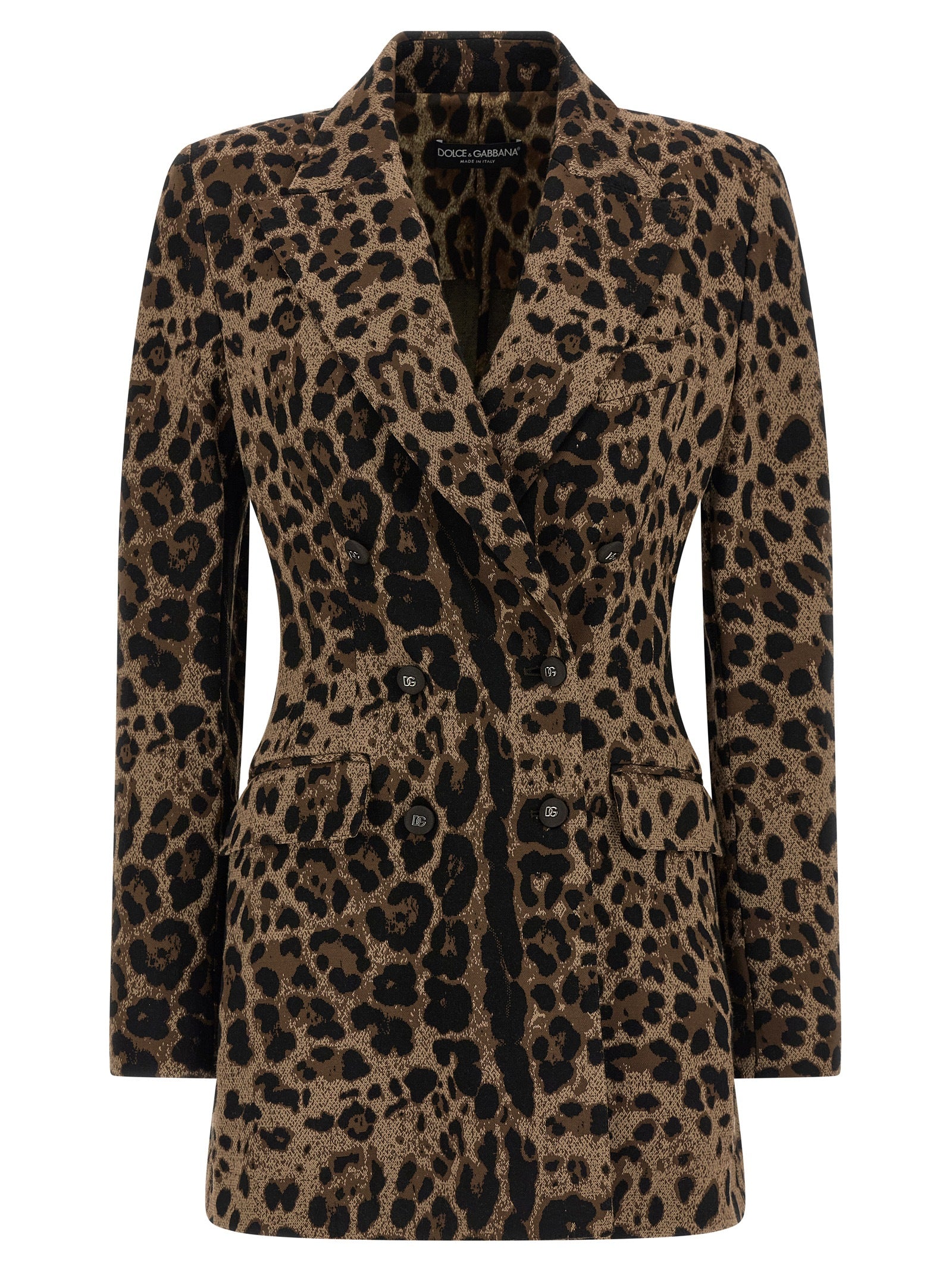 Dolce & Gabbana Brown Viscose Blazer