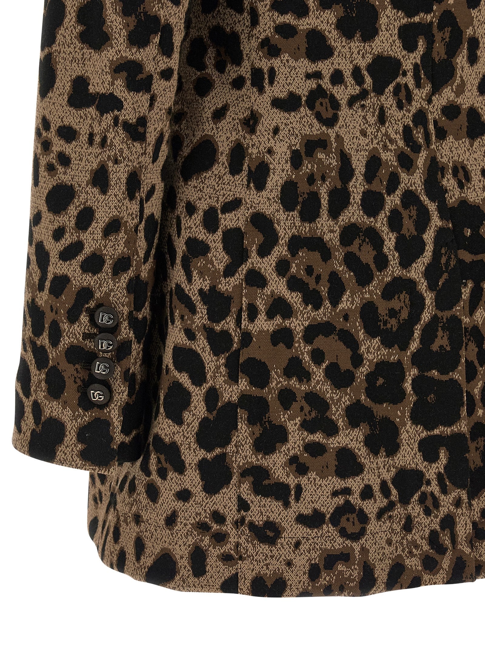Dolce & Gabbana Brown Viscose Blazer