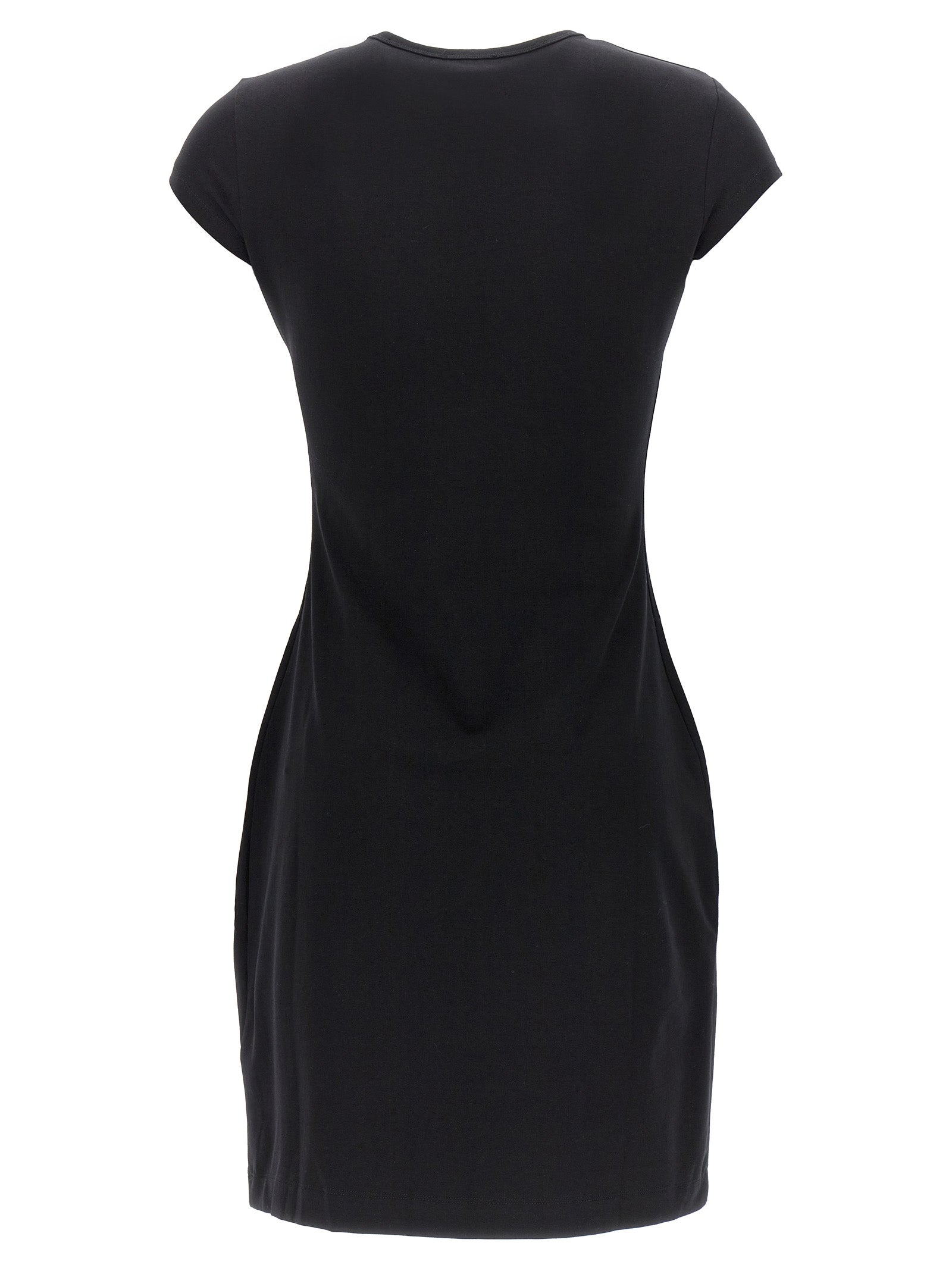 Diesel Black Cotton Short Dress