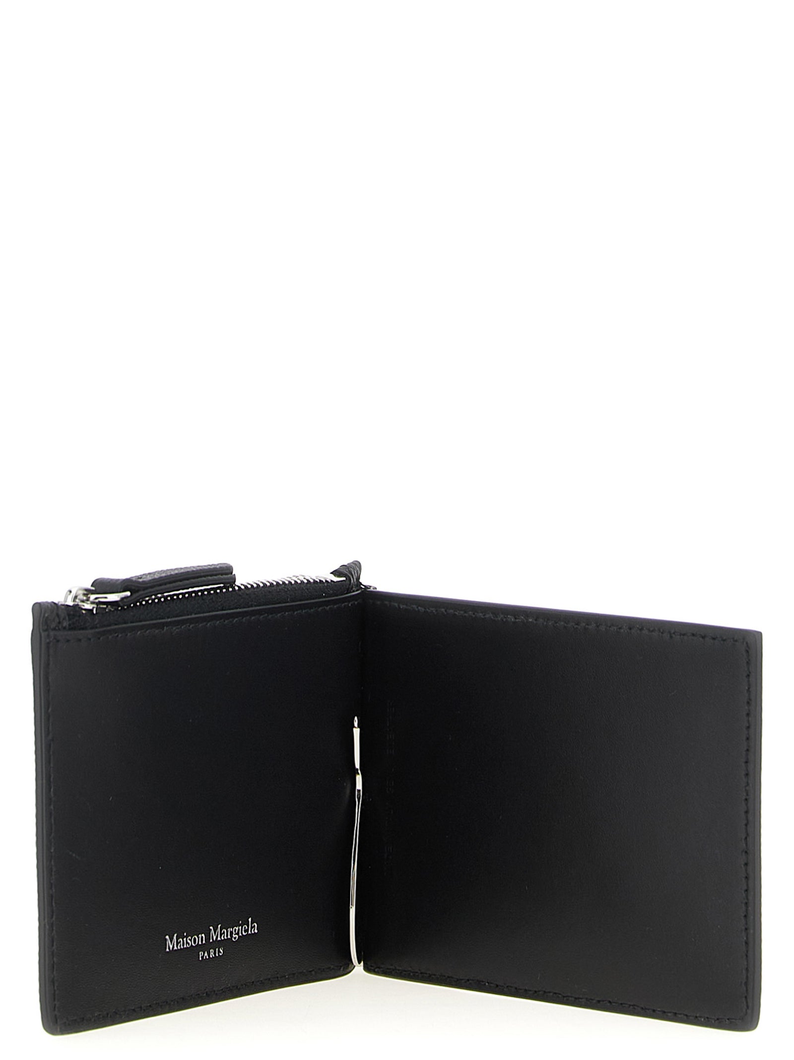 Maison Margiela Black Leather Wallet - Artisanal Luxury Accessory