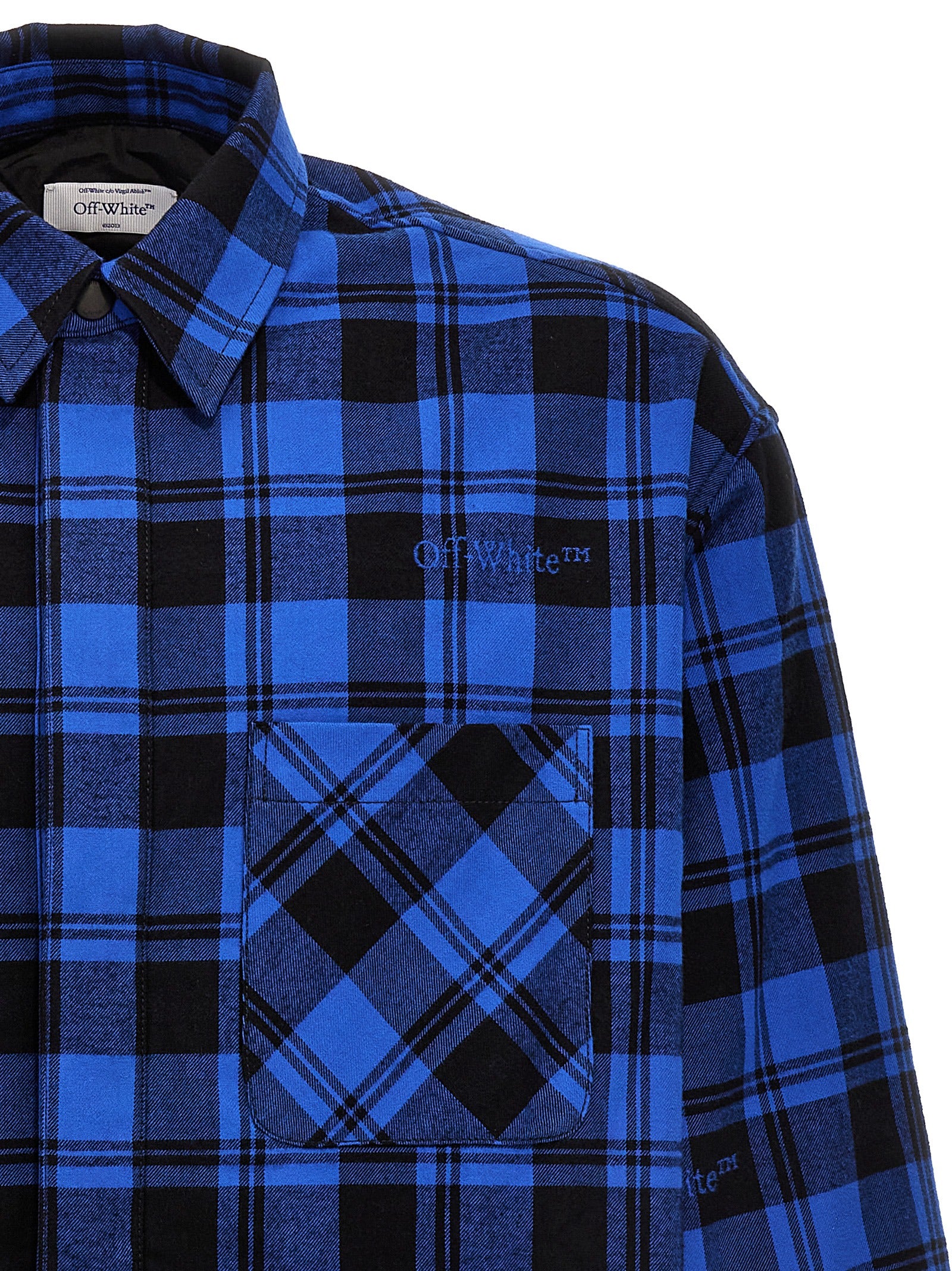 Off-White Blue Cotton Shirt