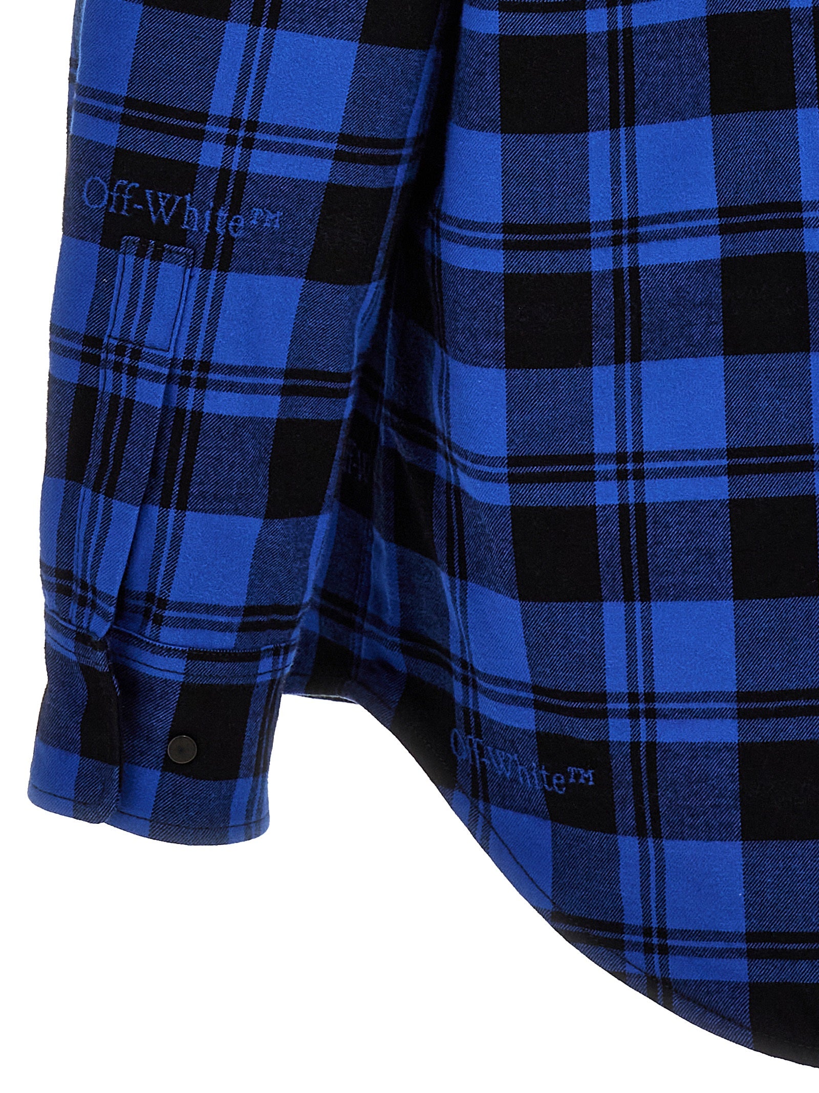 Off-White Blue Cotton Shirt