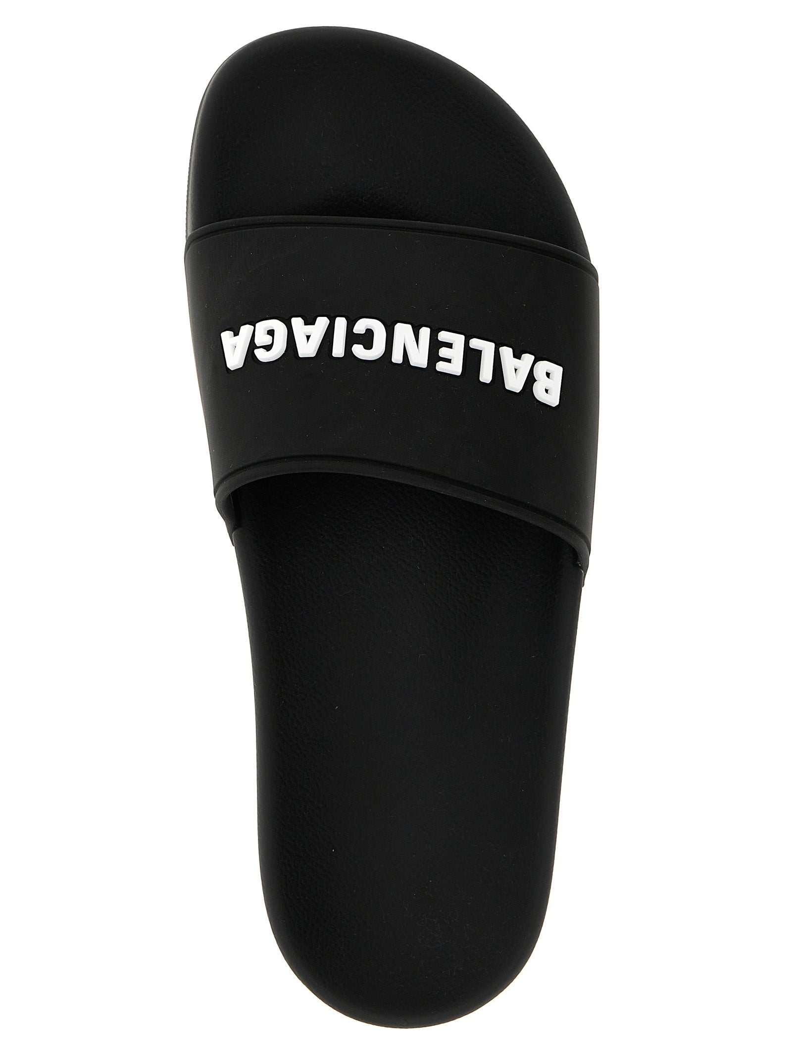 Balenciaga Bicolor Plastic Slides - Artisanal Luxury Sandals