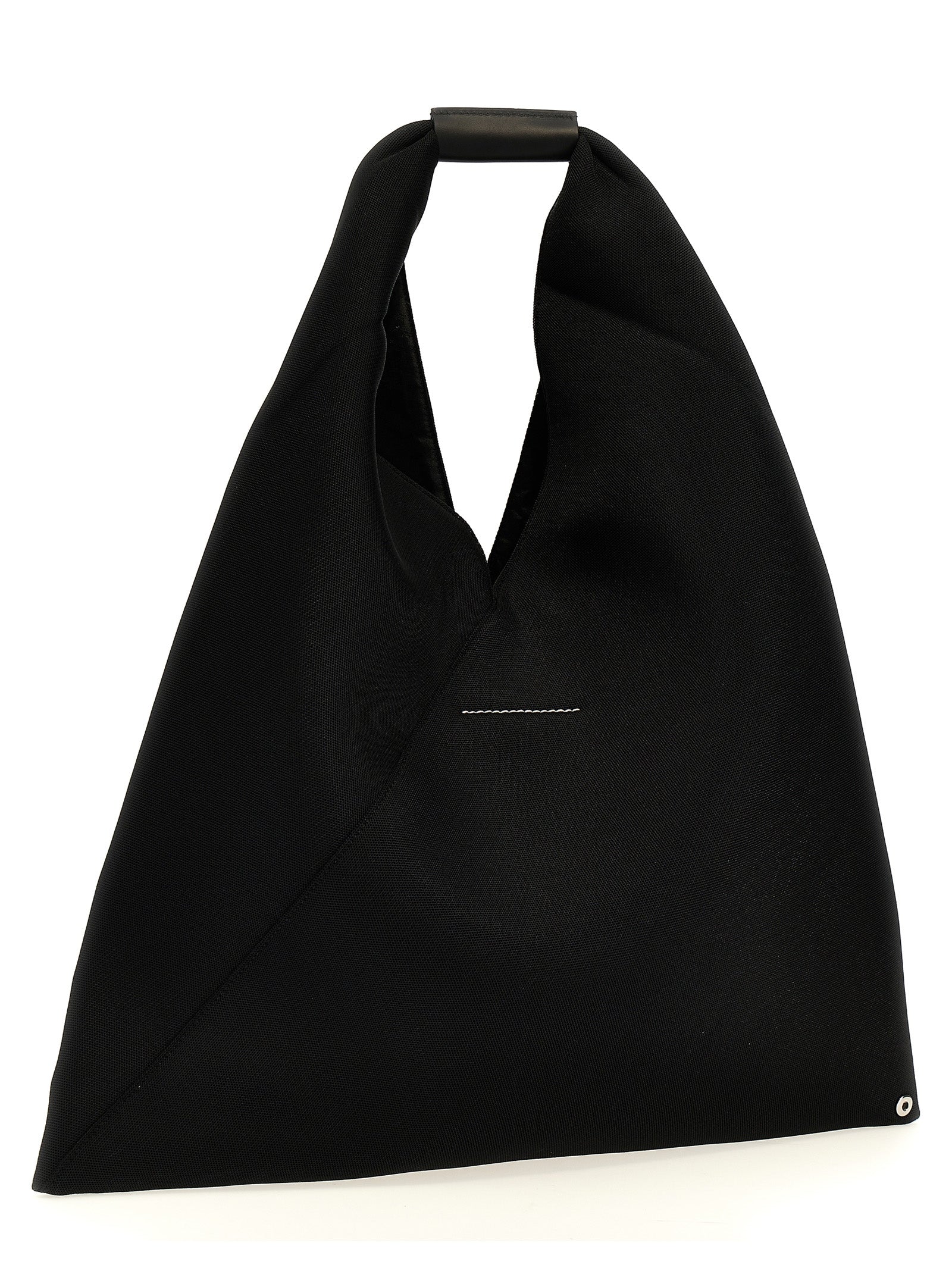 Discover the MM6 Maison Margiela Black Polyester Shoulder Bag, a masterpiece of artisanal luxury that redefines elegance and sophistication for the discerning individual.