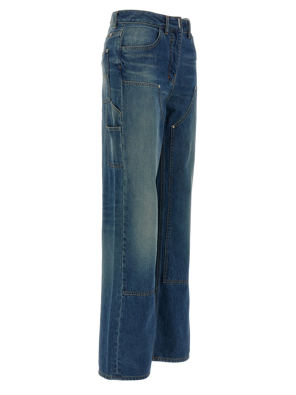 Givenchy Blue Cotton Flared Jeans - Artisanal Denim Luxury