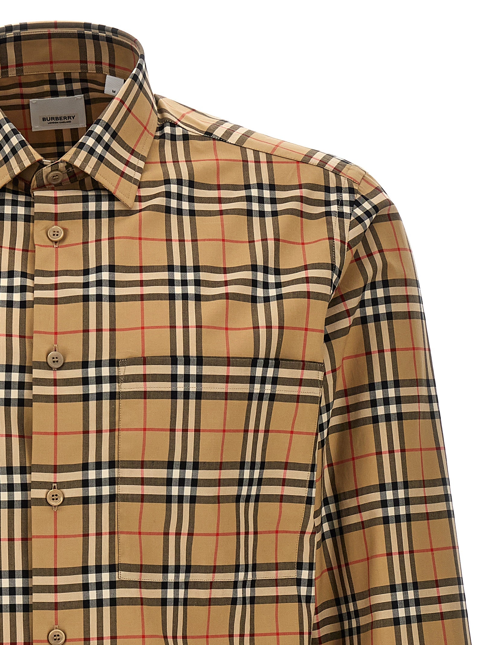 Burberry Beige Cotton Blouse - Timeless Elegance in Luxury Fashion