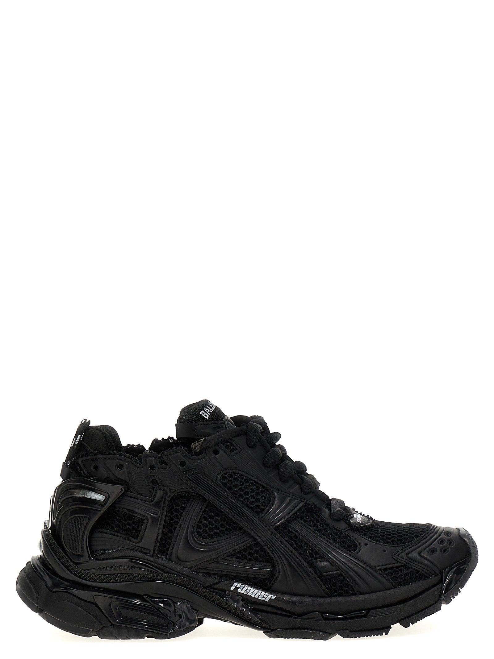 Discover the Balenciaga Black Polyester Athletic Sneakers, where exquisite craftsmanship meets modern luxury, perfect for those who embody elegance and confidence.