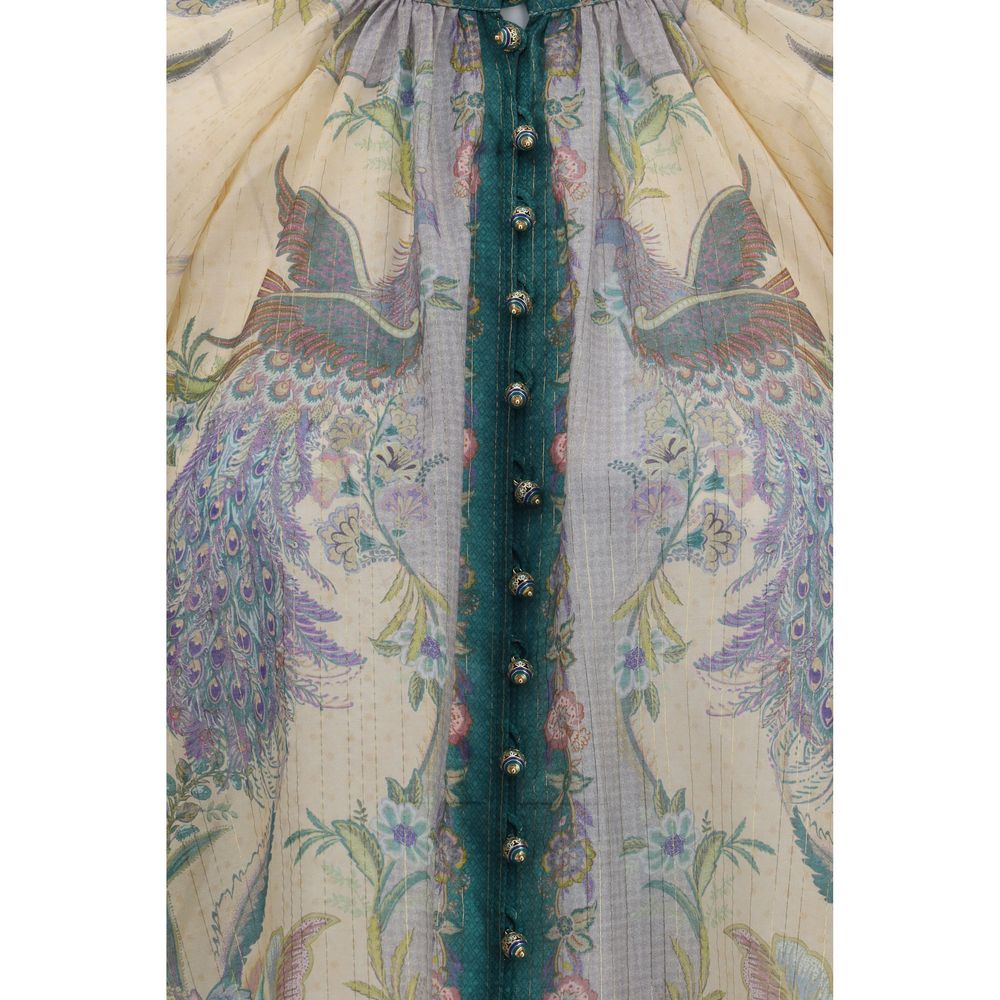Zimmermann Multicolor Cotton Blouse - Exquisite Elegance in Silk