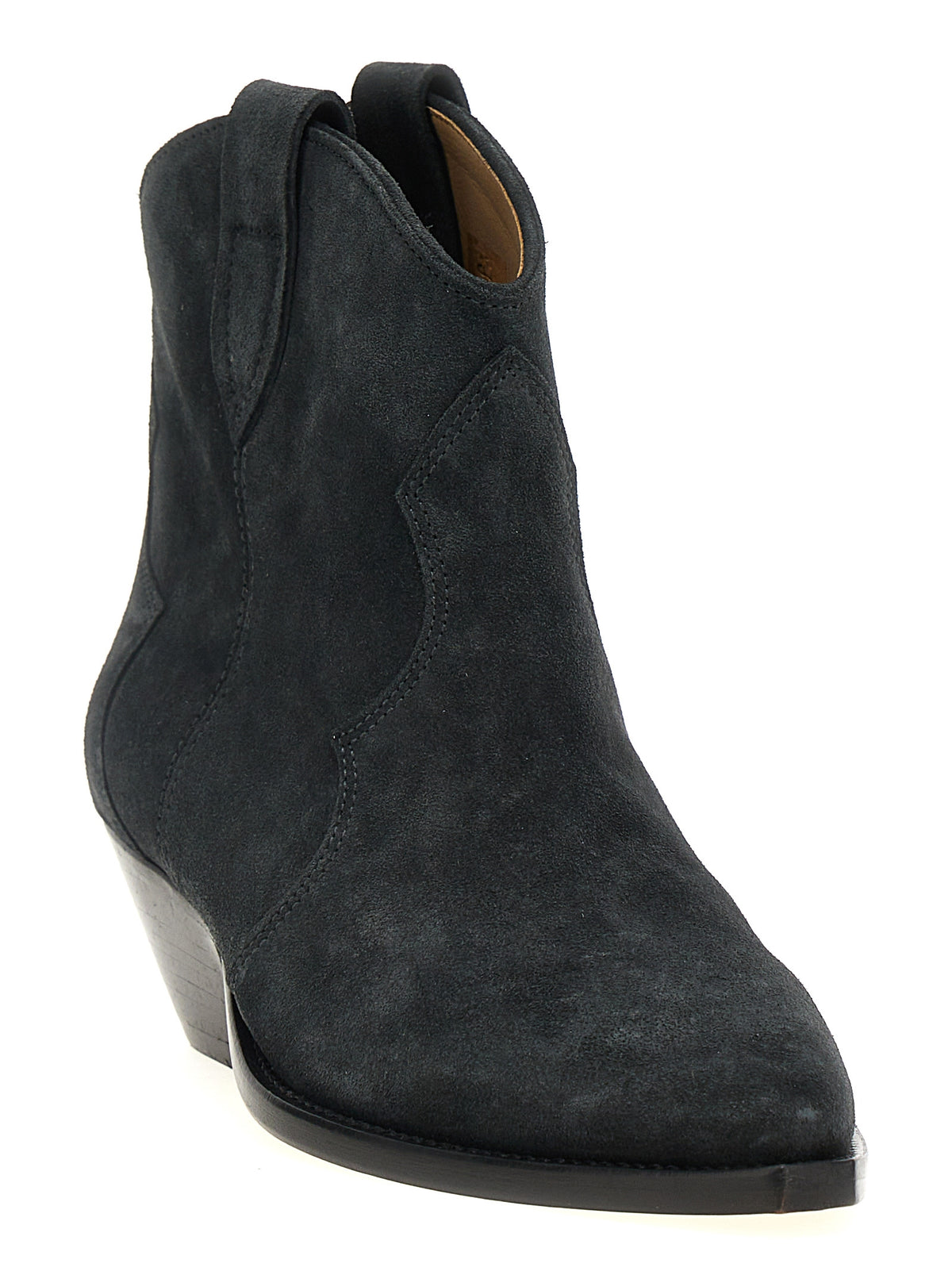 Isabel Marant Black Calfskin Chelsea Boots - Artisanal Luxury Footwear