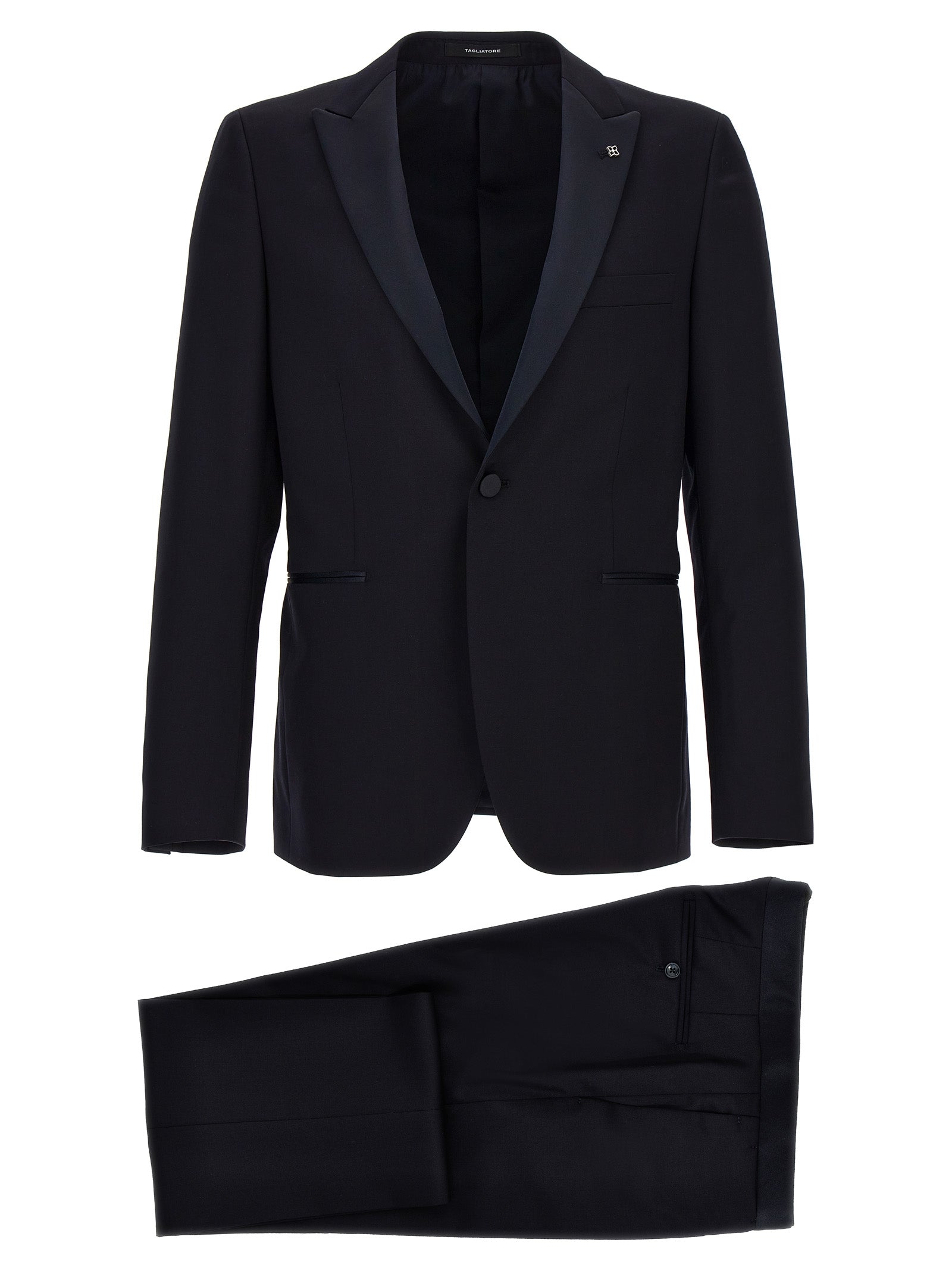 Elevate your style with the TAGLIATORE Blue Virgin Wool Blazer, a masterpiece of Italian craftsmanship that embodies luxury, sophistication, and timeless elegance.