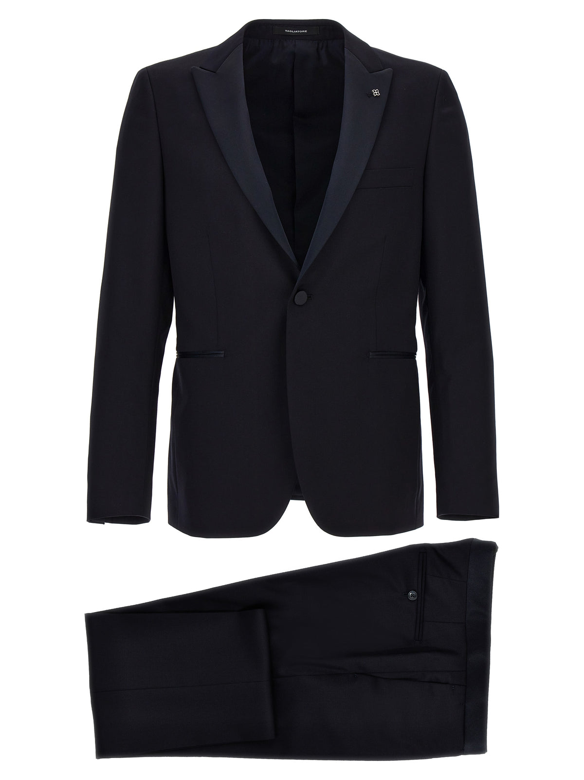 Tagliatore Blue Virgin Wool Blazer - Artisanal Luxury Couture