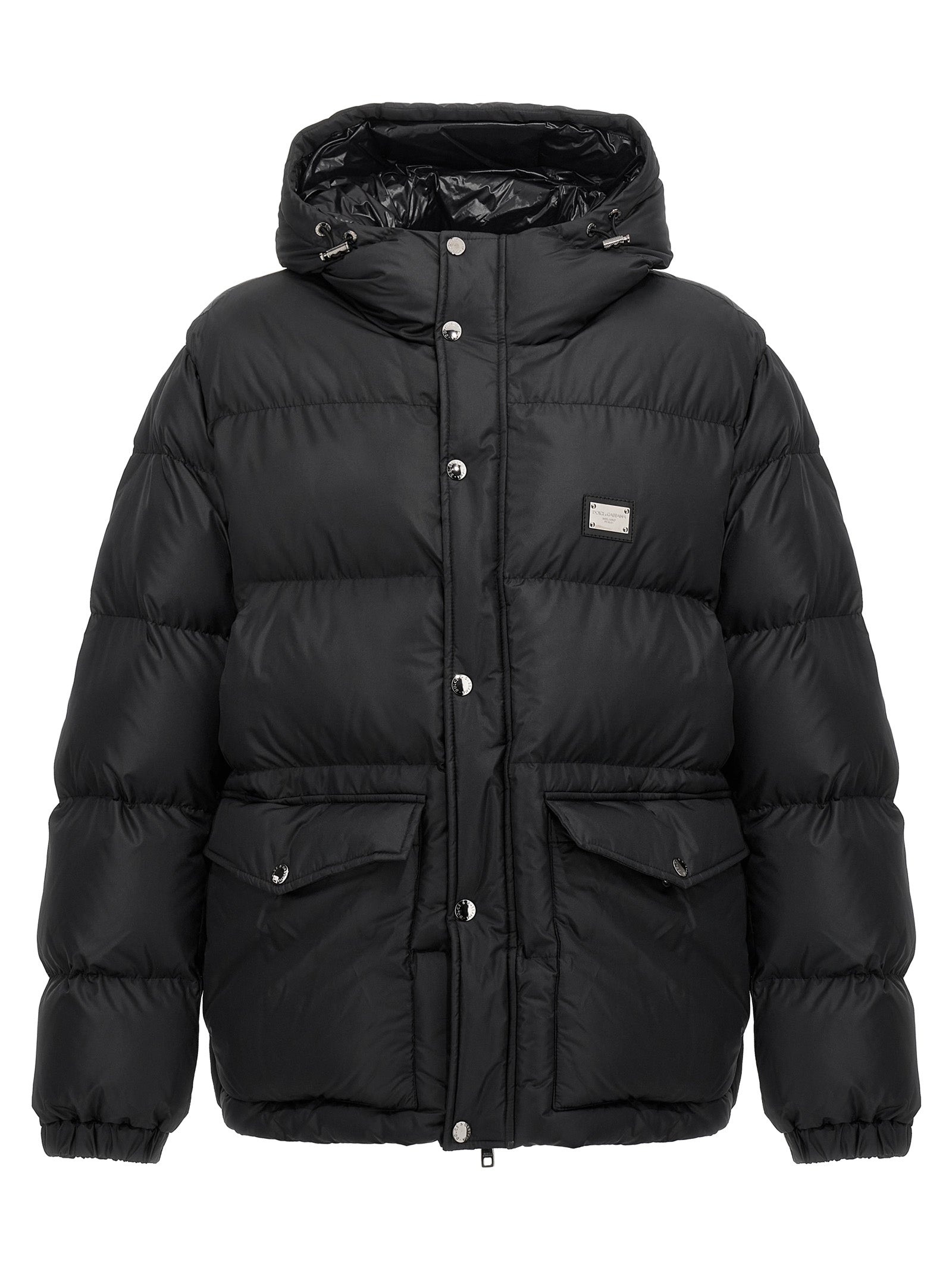 Dolce & Gabbana Black Polyester Jacket - Timeless Luxury Elegance