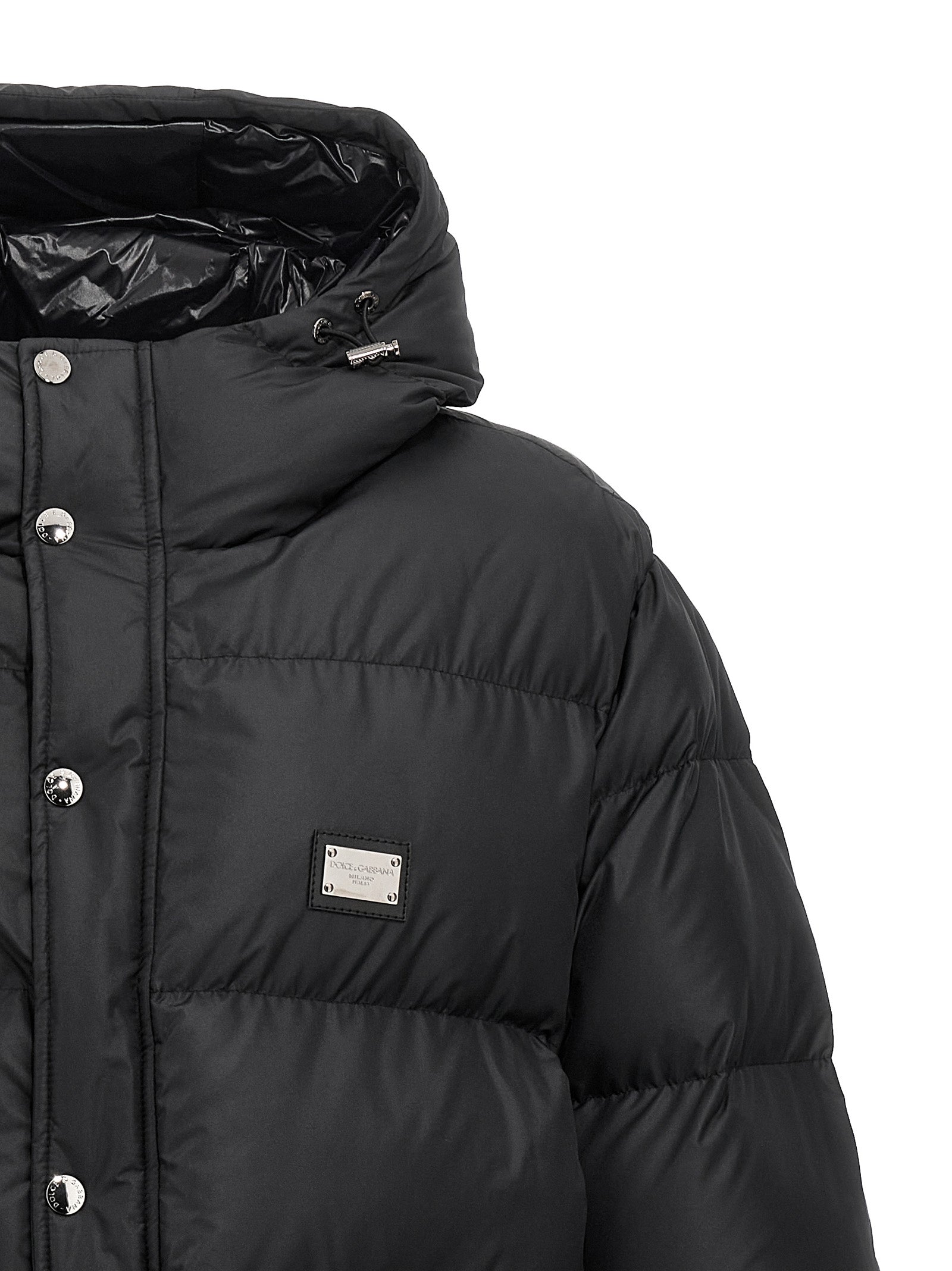 Dolce & Gabbana Black Polyester Jacket - Timeless Luxury Elegance