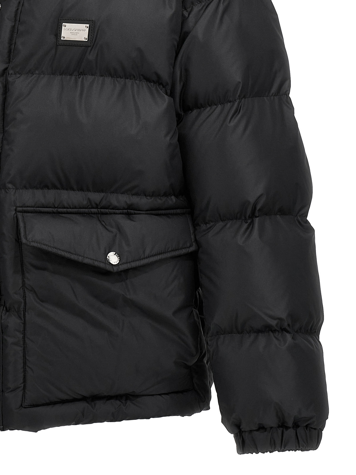 Dolce & Gabbana Black Polyester Jacket - Timeless Luxury Elegance