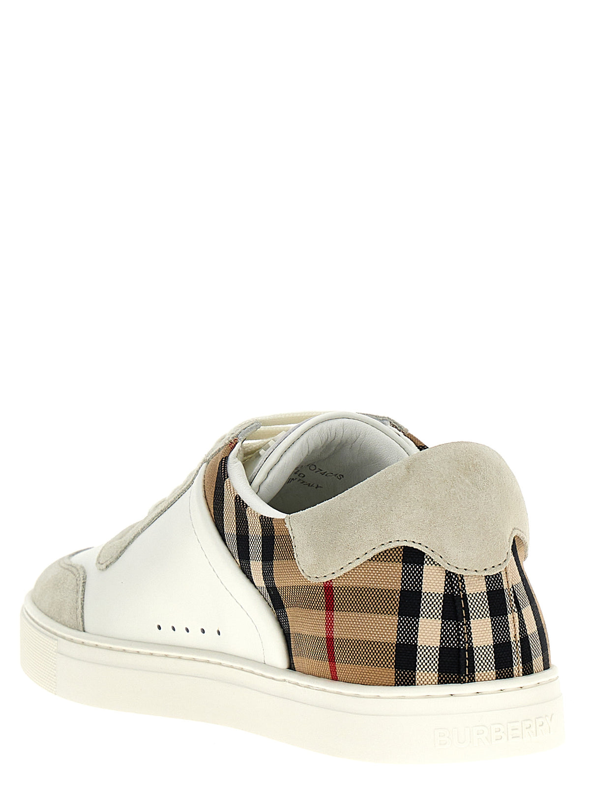 Burberry Multicolor Leather Low Top Sneakers