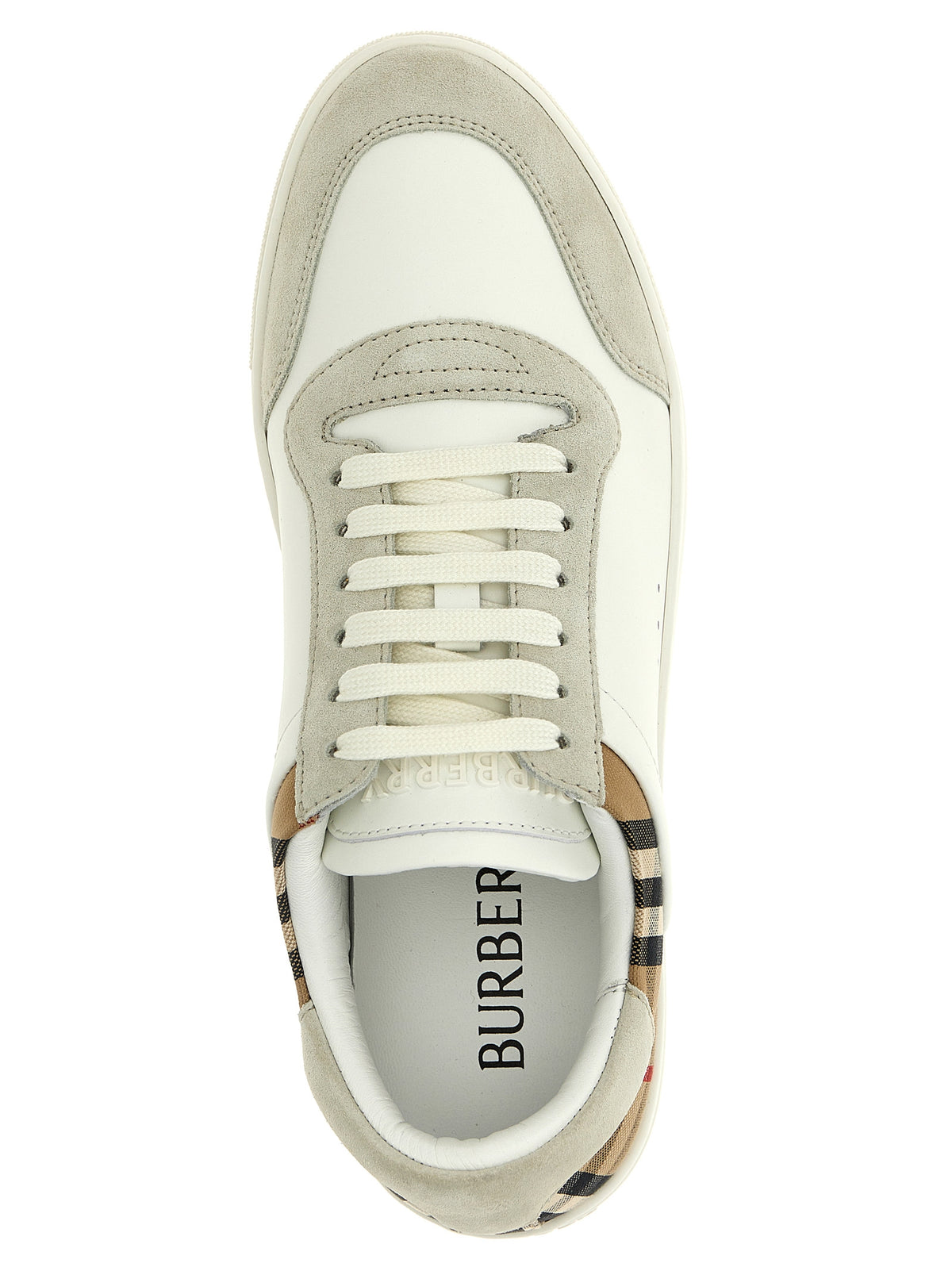 Burberry Multicolor Leather Low Top Sneakers