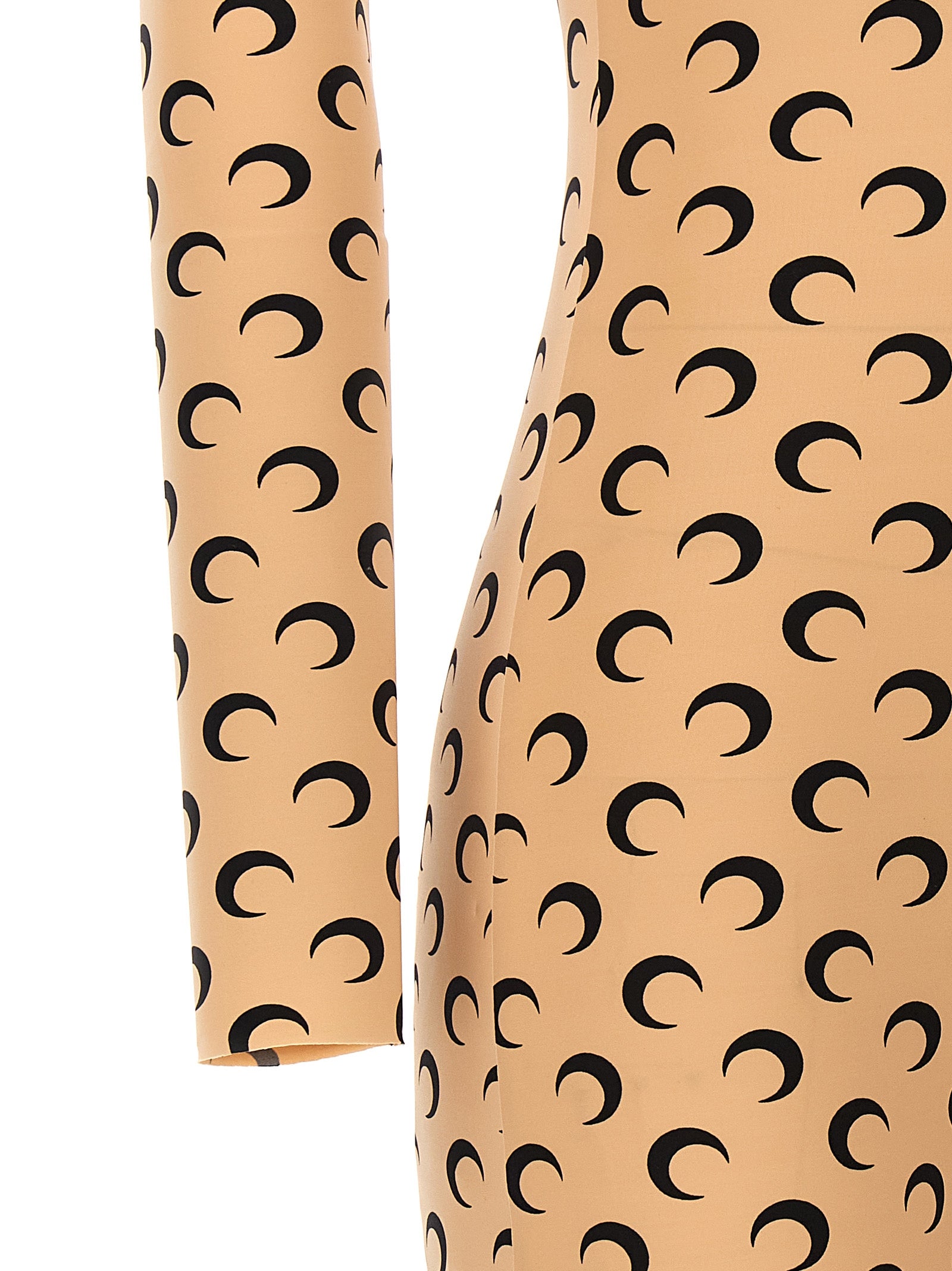 Marine Serre Beige Polyamide Jumpsuit