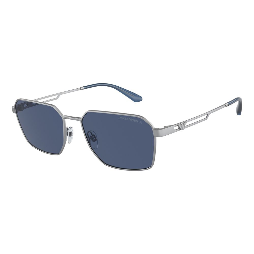 Emporio Armani Gray Metal Sunglasses - Timeless Luxury Eyewear