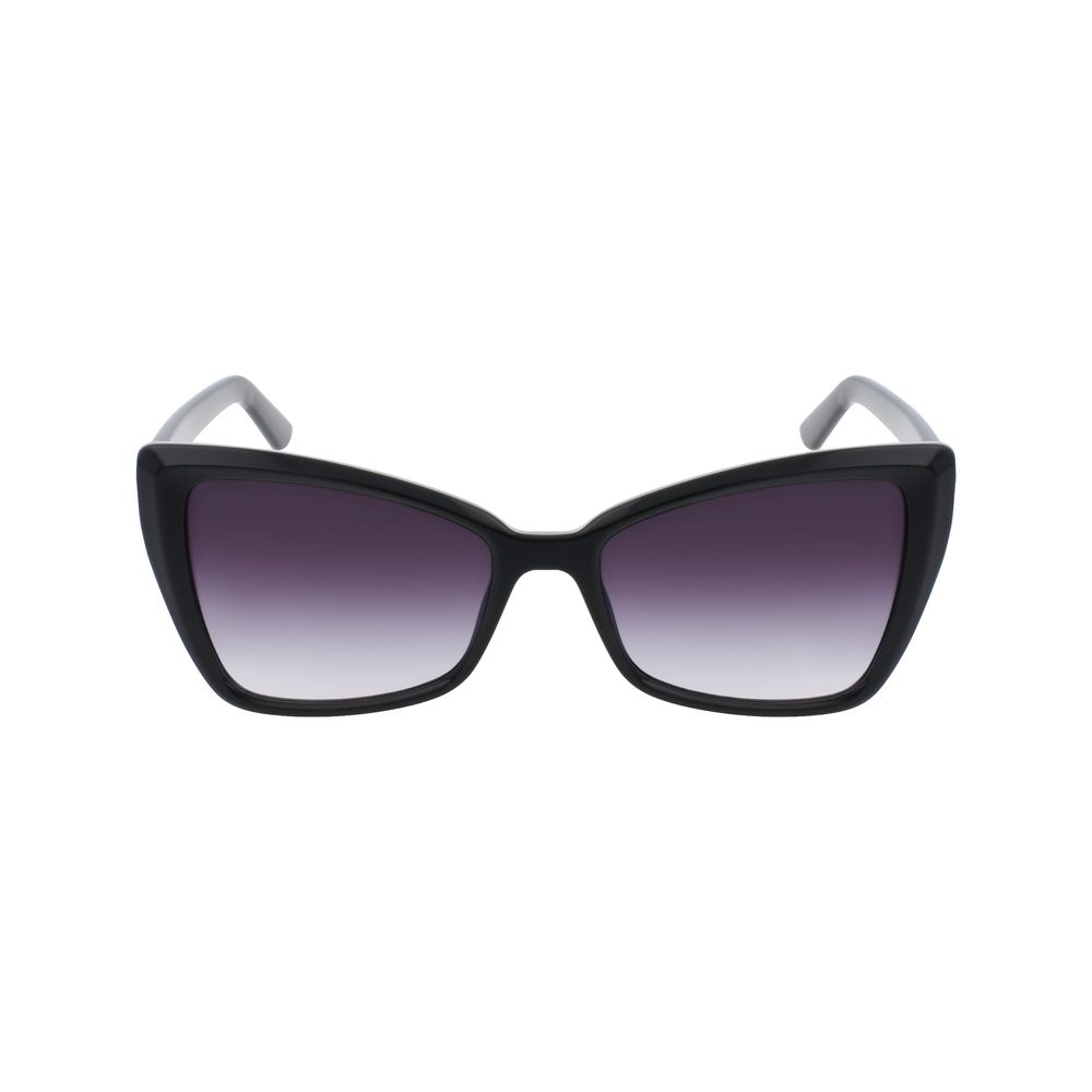 Discover the Karl Lagerfeld Black Injected Sunglasses, where artisanal elegance meets modern allure, perfect for those who embody sophistication and style.