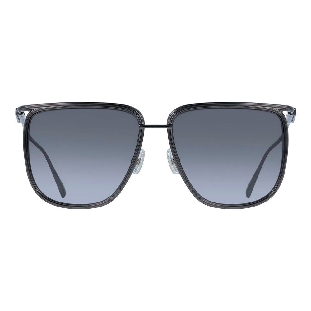 Elevate your style with Ferragamo Gray Metal Sunglasses, a luxurious blend of artisanal craftsmanship and modern elegance, perfect for the discerning individual.
