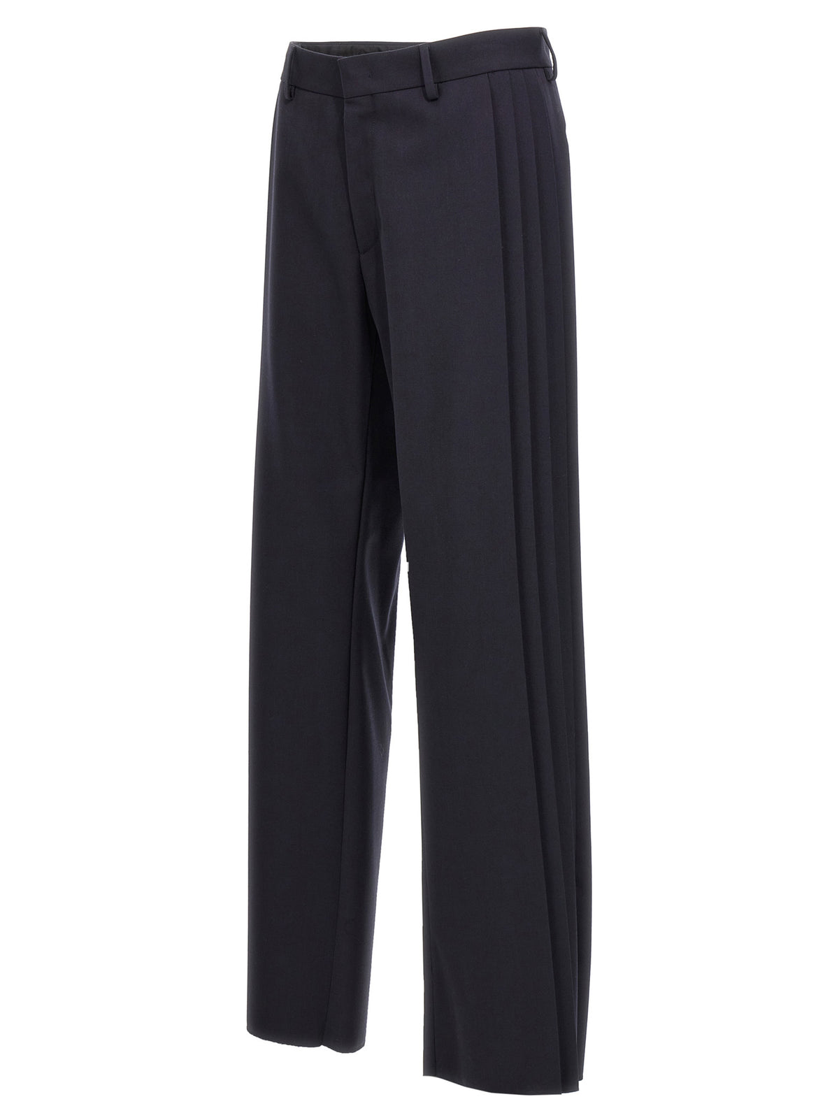 Elevate your wardrobe with Fendi Blue Polyester Casual Pants, a luxurious blend of sophistication and comfort, crafted for those who embody elegance and confidence.