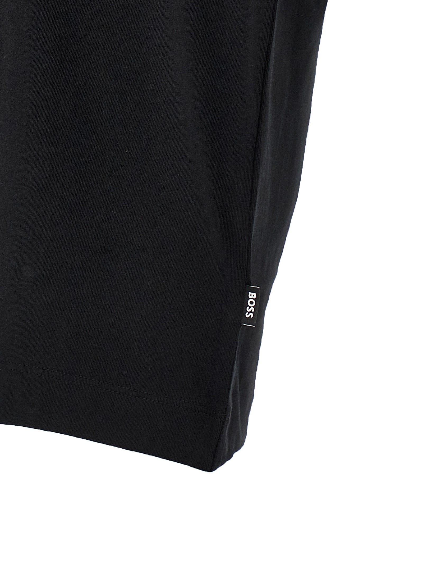 Hugo Boss Thompson 04 Black Cotton T-Shirt - Artisanal Luxury