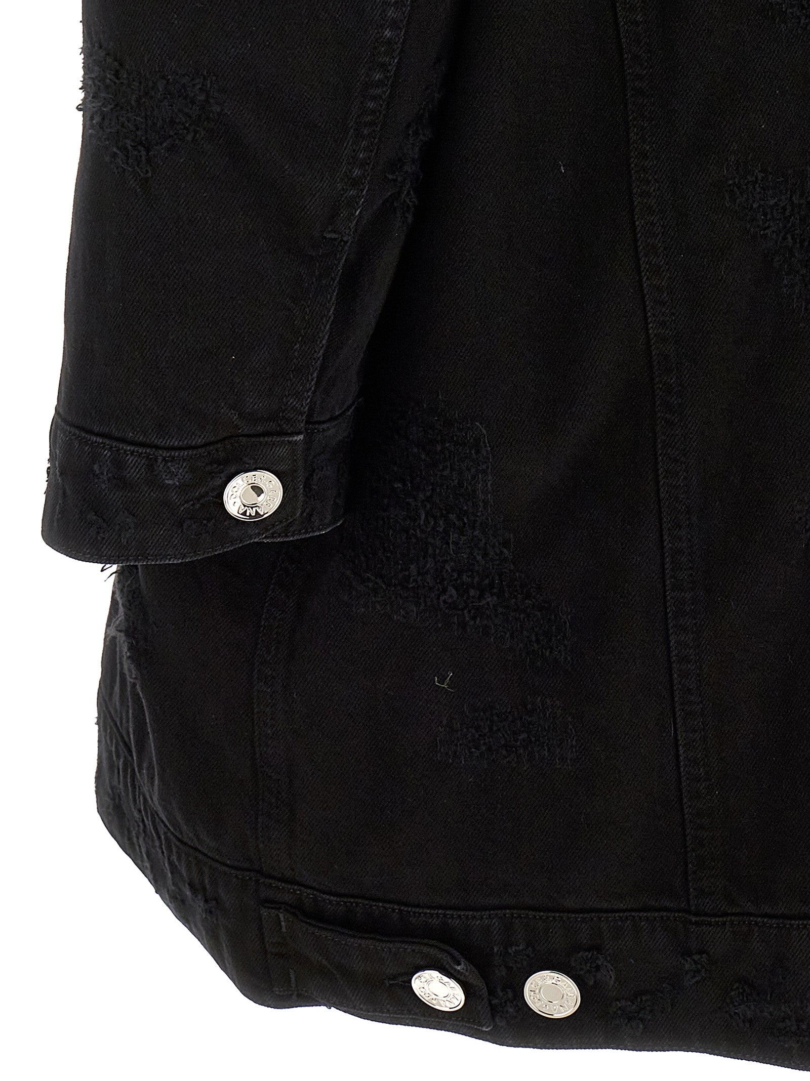 Dolce & Gabbana Black Cotton Denim Jacket - Artisanal Luxury Outerwear