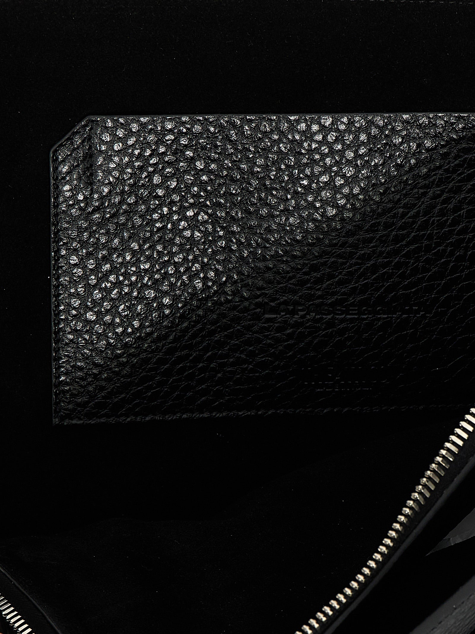 The Attico Black Calfskin Shoulder Bag