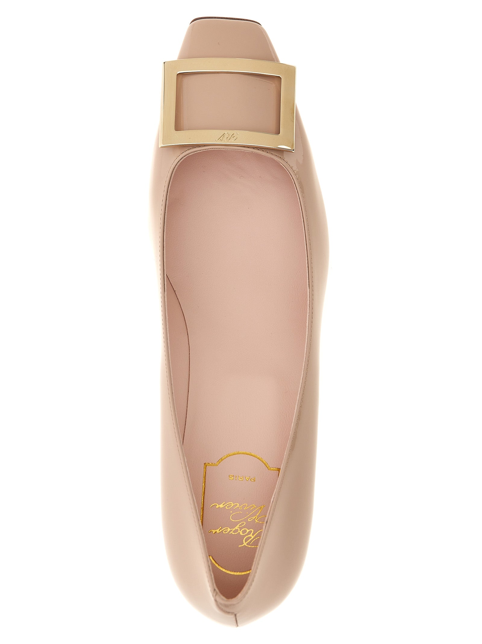 Roger Vivier Multicolor Calfskin Mid Heel Pumps