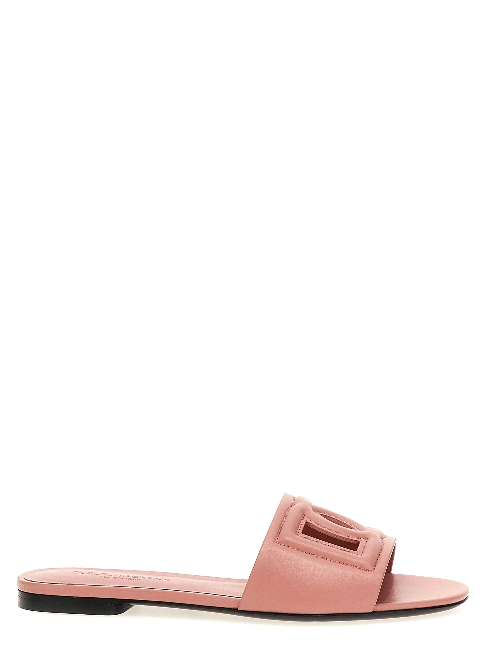 Dolce & Gabbana Multicolor Calfskin Slides - Exquisite Luxury Footwear